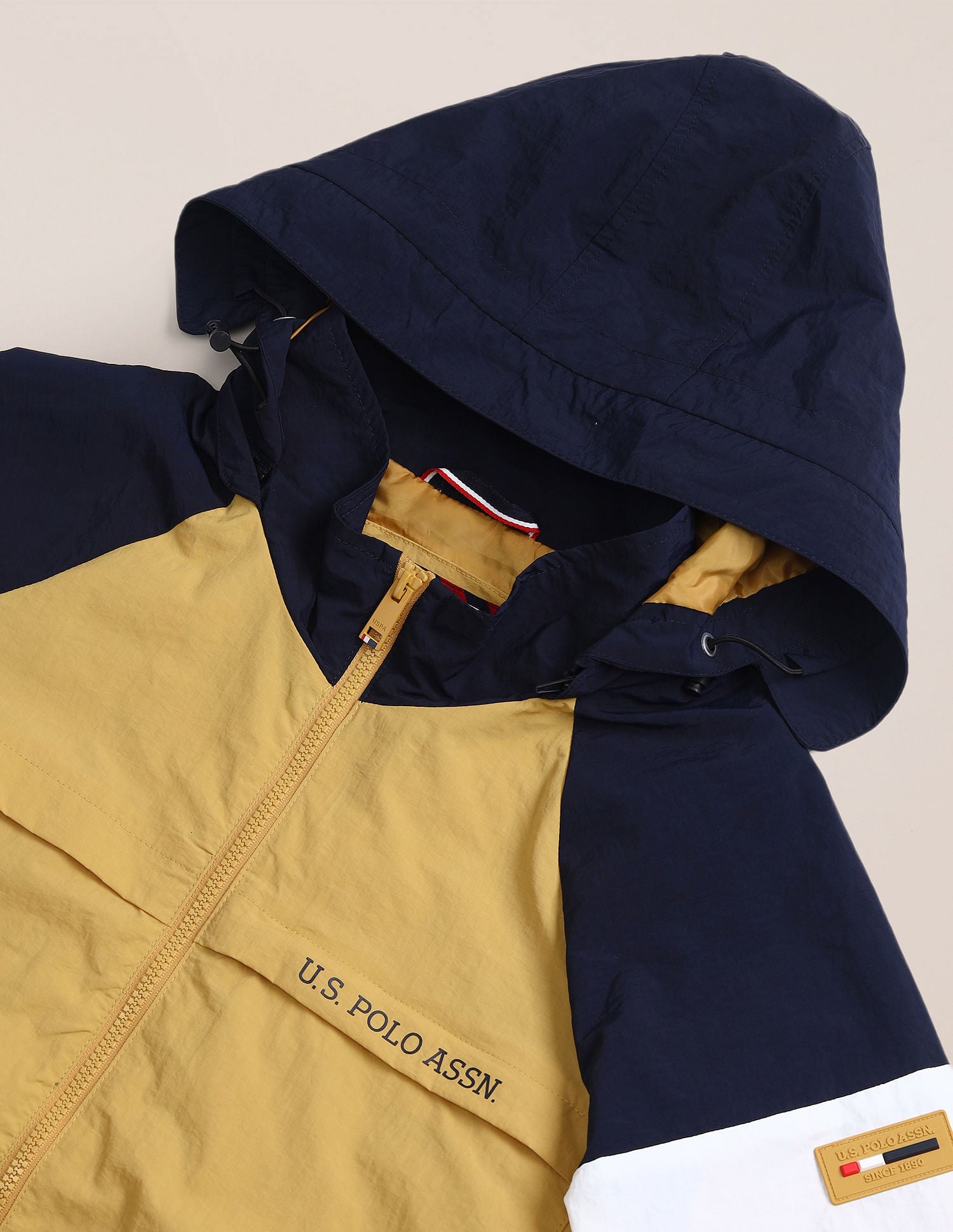 Regular Fit Solid Padded Jacket Navy - U.S. POLO ASSN. | Large