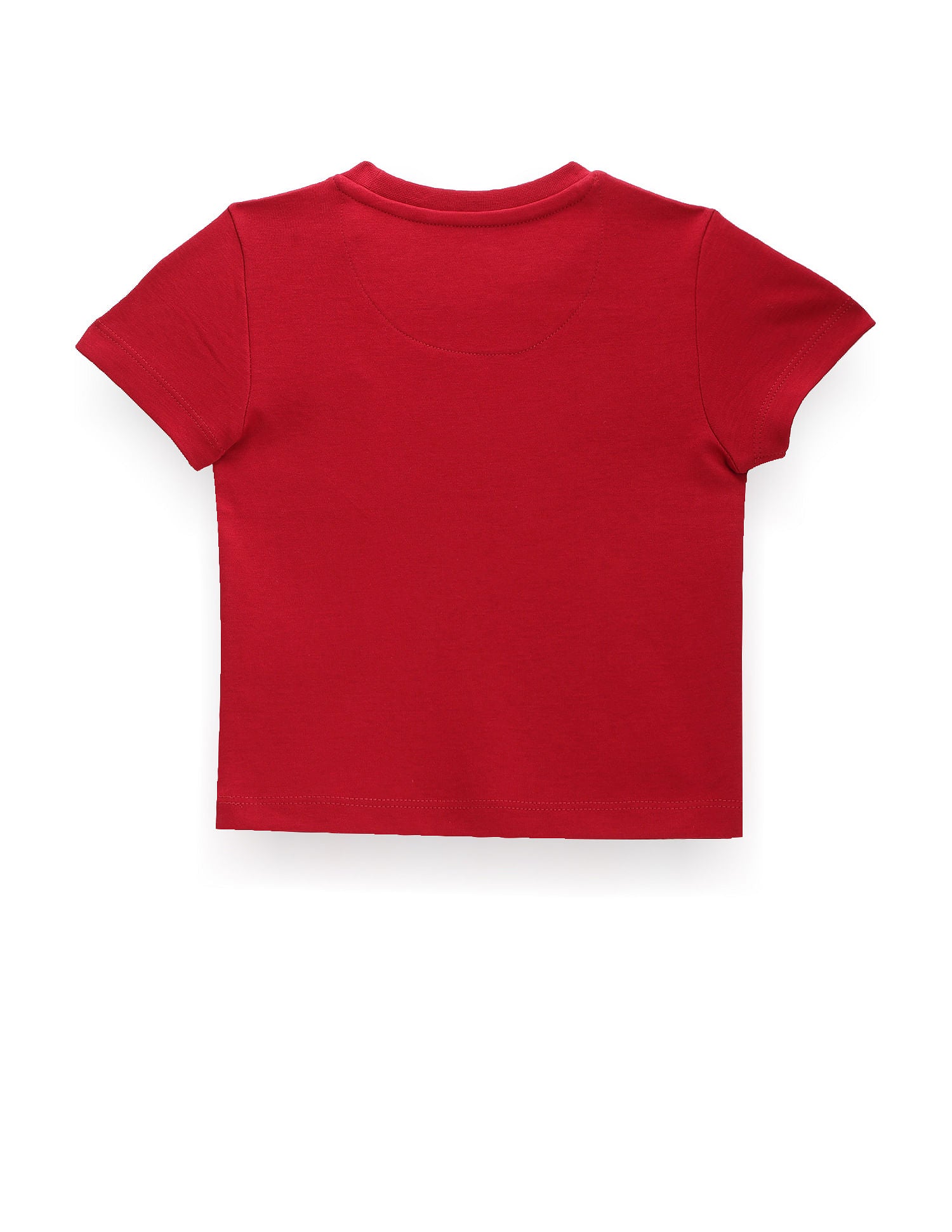 Boys Brand Print Cotton T-Shirt Maroon - U.S. POLO ASSN. | Large