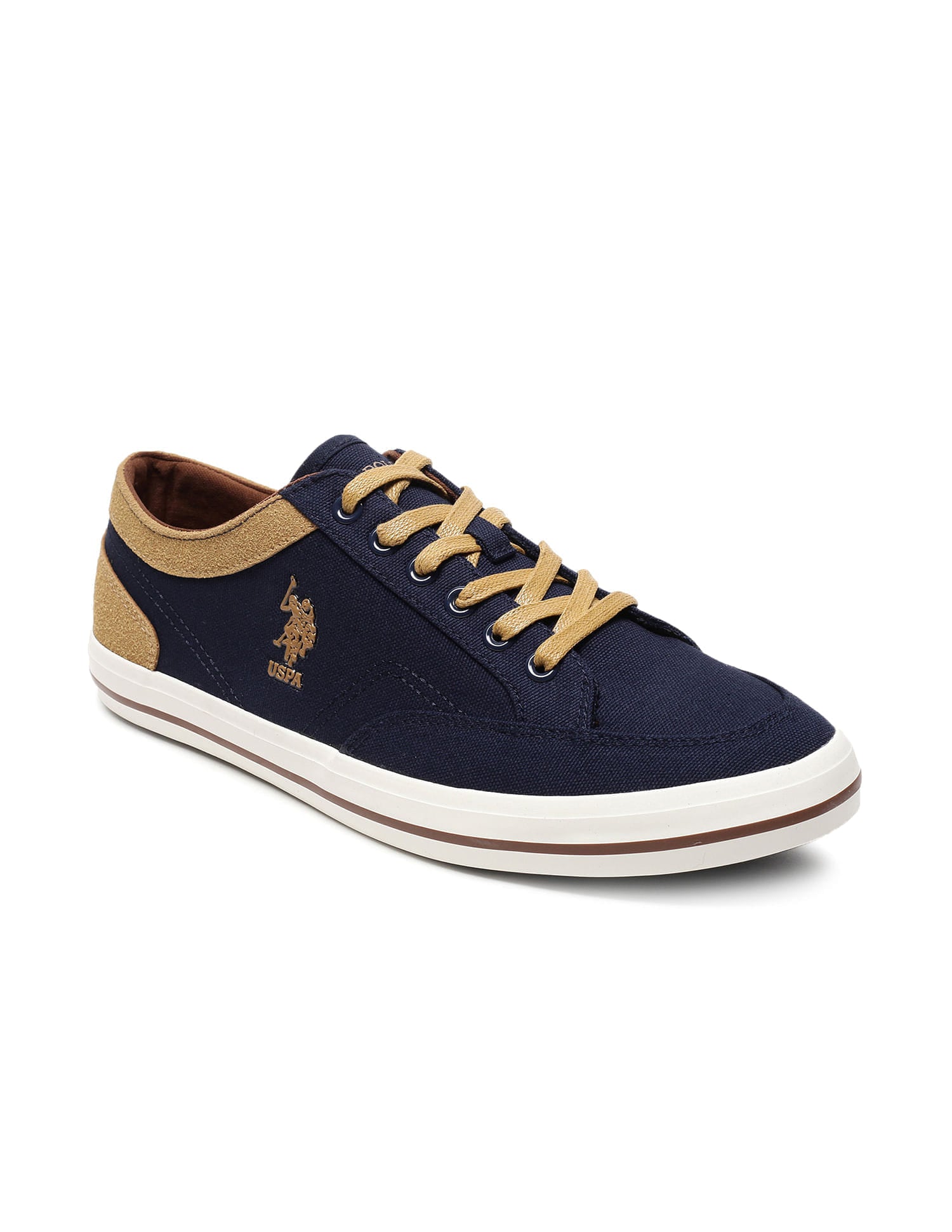 Men Monton 10.0 Colourblocked Sneakers Navy - U.S. Polo Assn. India | Large
