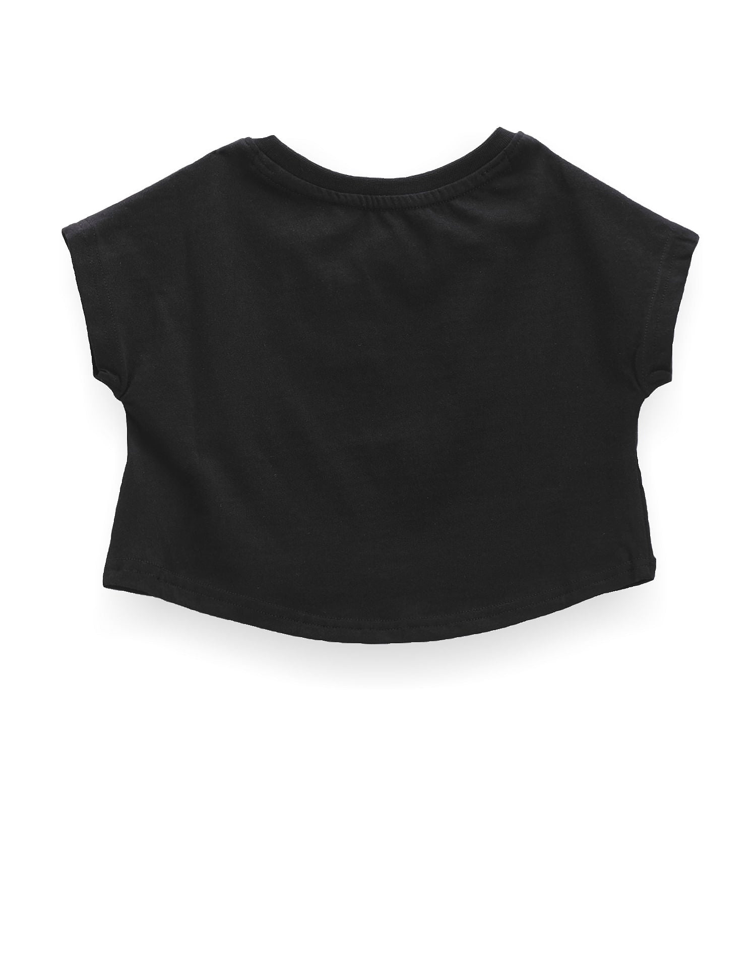 Girls Metallic Branding T-Shirt Black - U.S. POLO ASSN. | Large