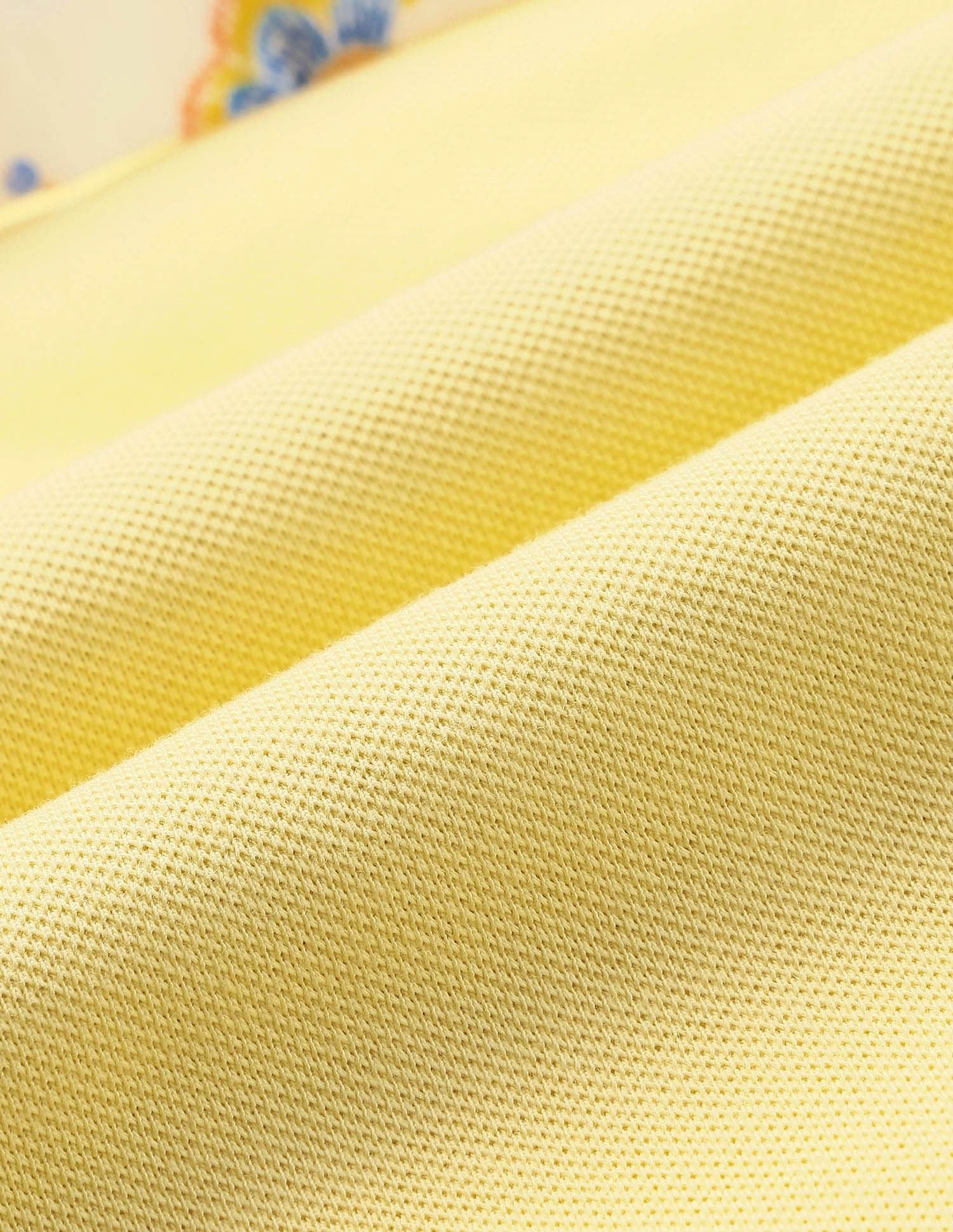 Girls Solid A Line Polo Dress Yellow - U.S. POLO ASSN. | Large