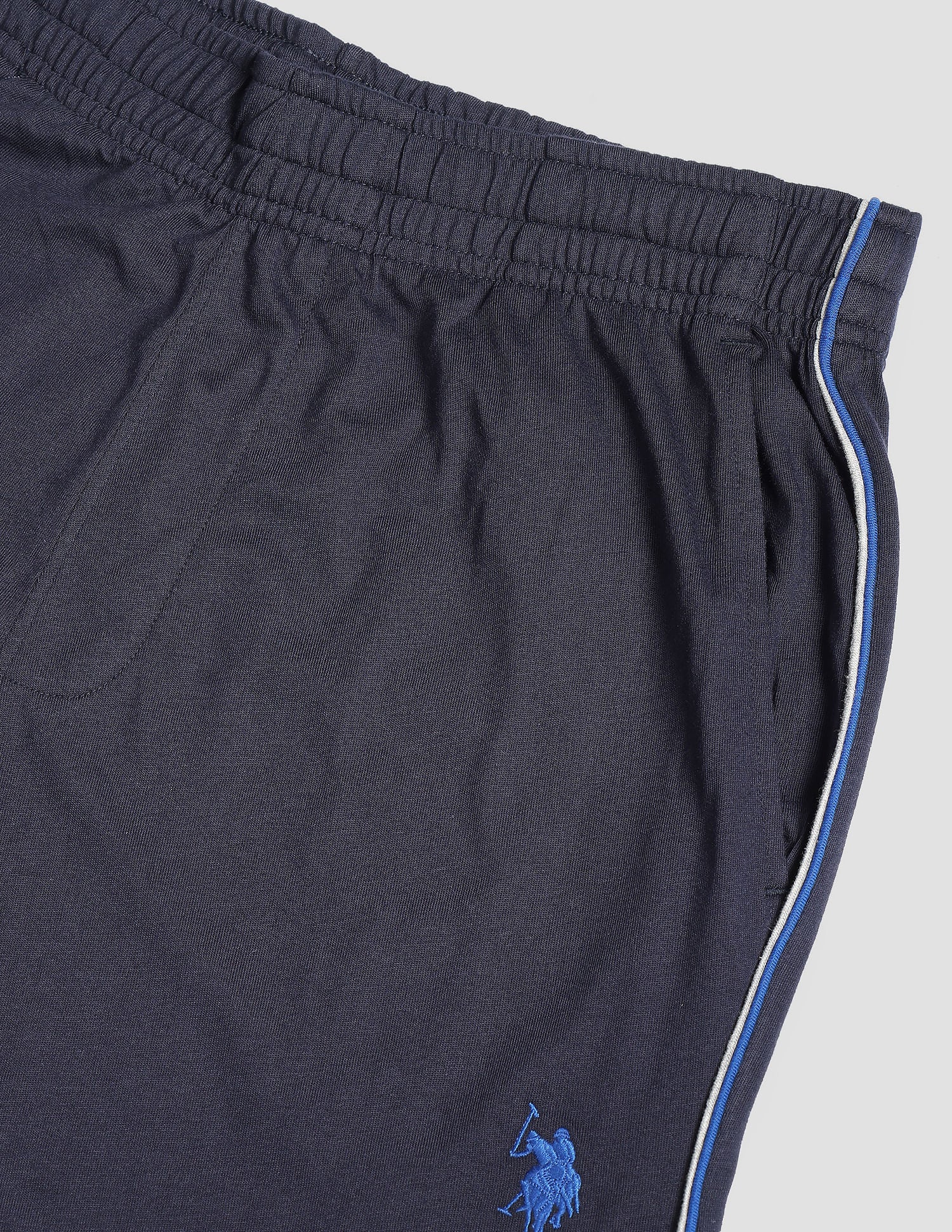 Solid LR001 Lounge Track Pants - Pack Of 1 Navy - U.S. POLO ASSN. | Large