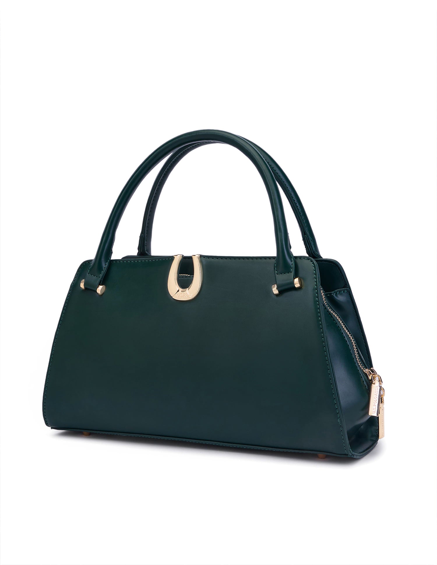 Cady Satchel Bag Dark Green - U.S. Polo Assn. India | Large