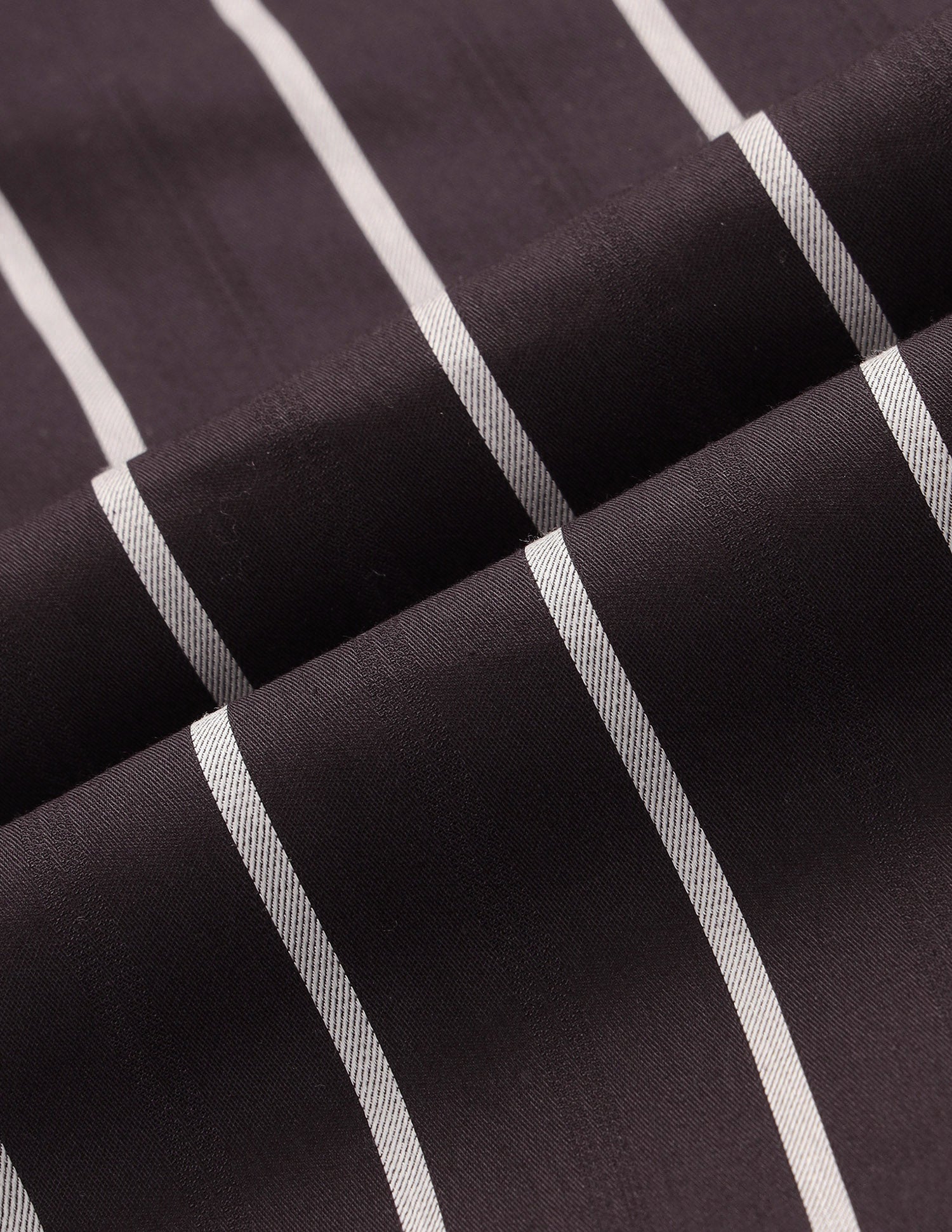 Satin Vertical Striped Shirt Burgundy - U.S. Polo Assn. India | Large
