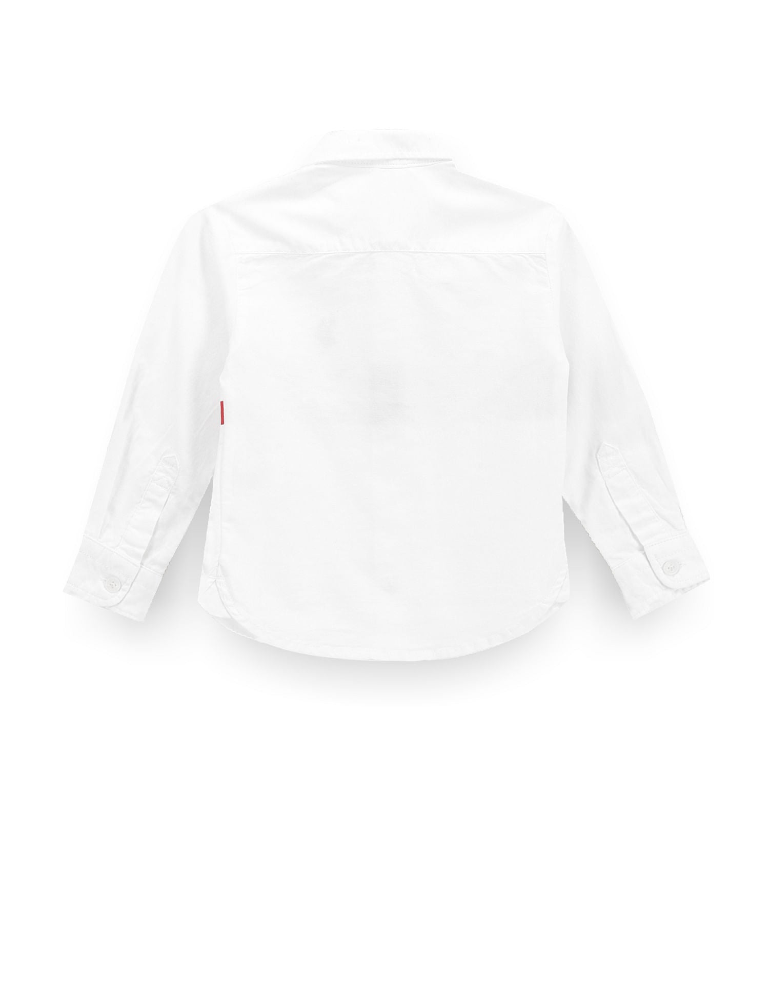 Pure Cotton Brand Print Shirt White - U.S. Polo Assn. India | Large