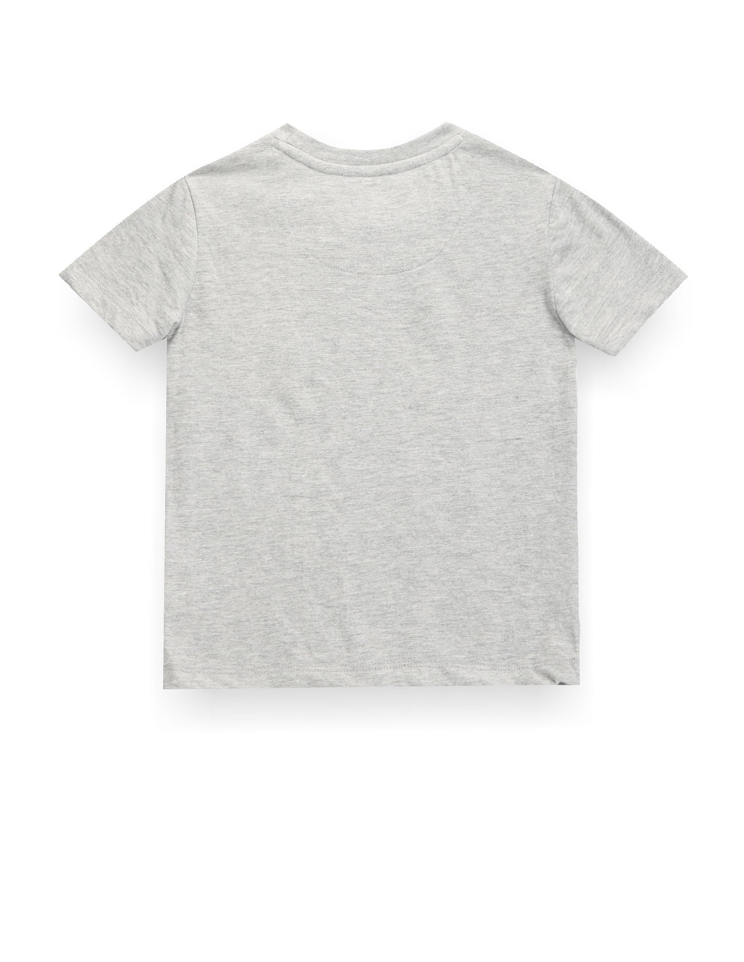 Boys Flag Brand Print Cotton T-Shirt Light Grey - U.S. POLO ASSN. | Large