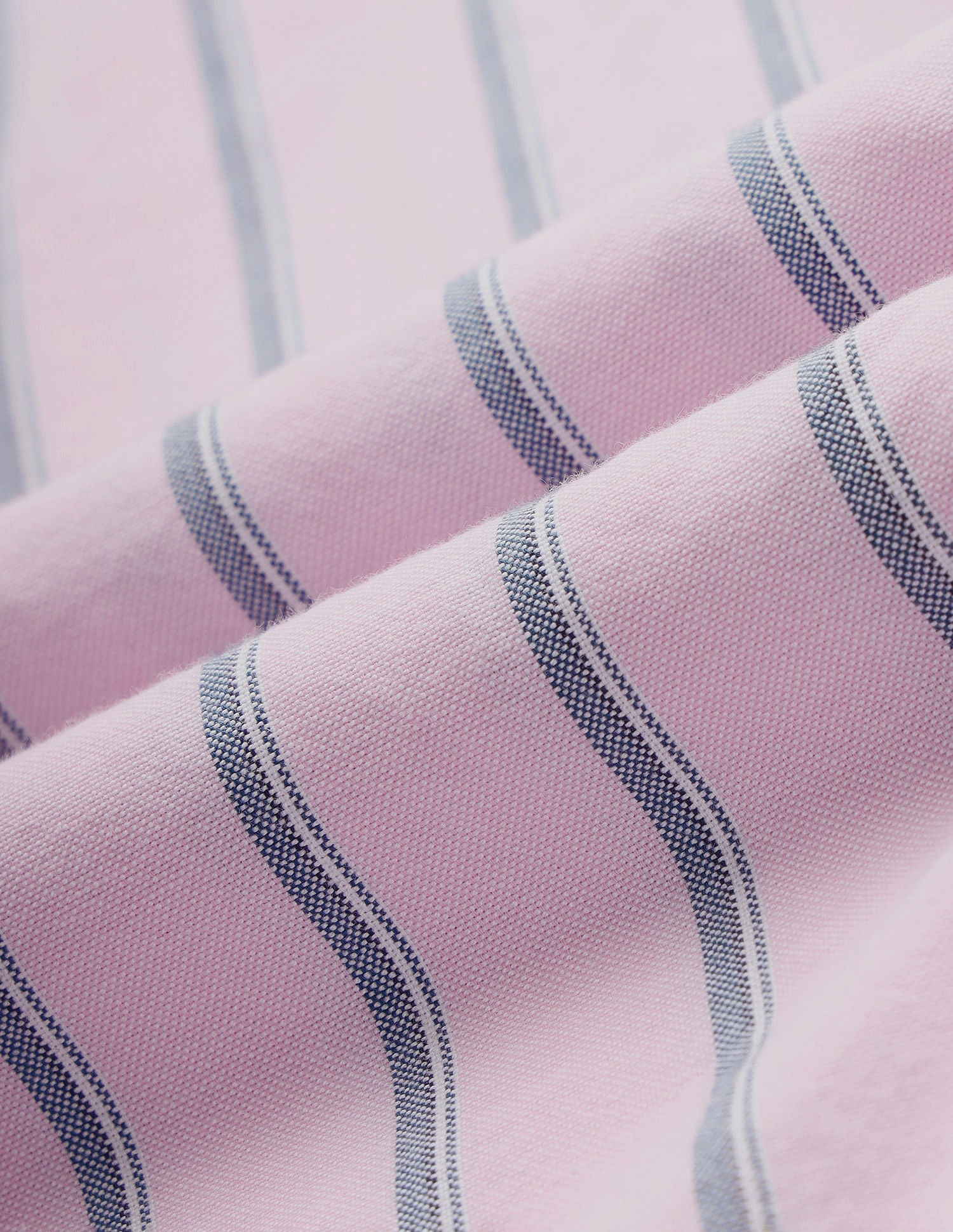 Vertical Stripes Pure Cotton Shirt Pink - U.S. POLO ASSN. | Large