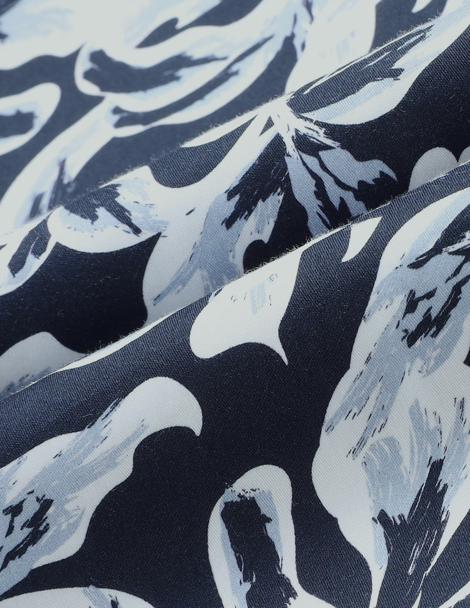 Abstract Printed Satin Shirt Navy - U.S. Polo Assn. India | Large