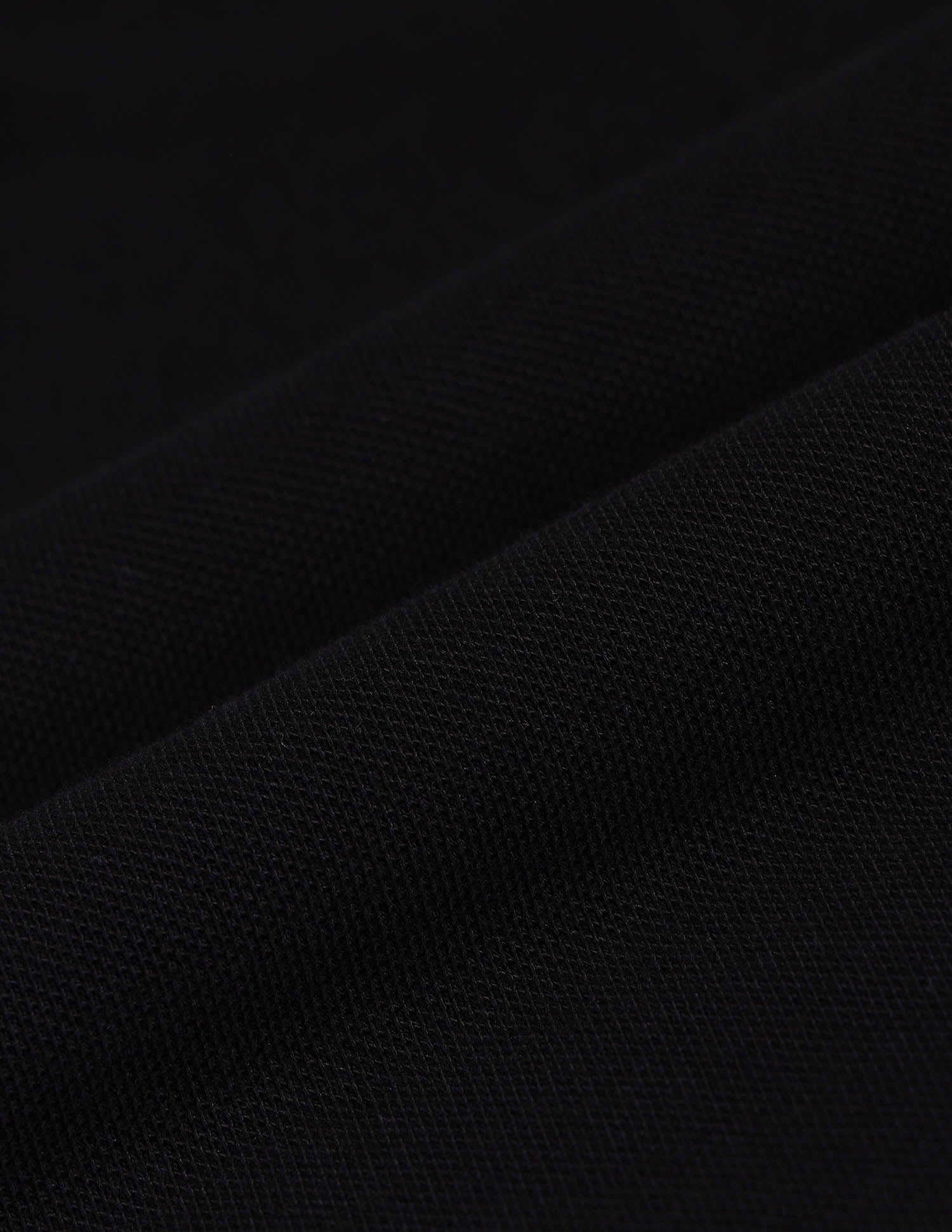 Solid Cotton Slim Fit Polo Shirt Black - U.S. Polo Assn. India | Large