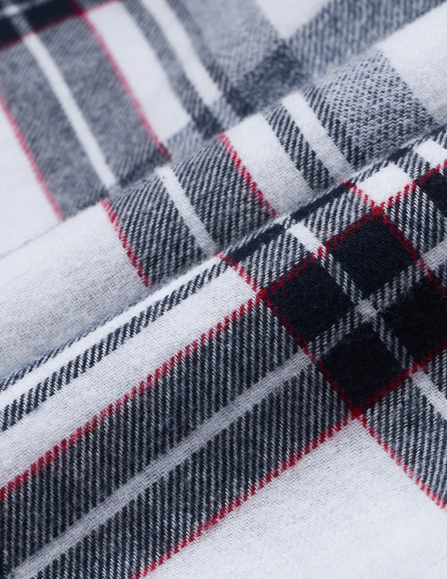 Plaid Checked Twill Shirt White - U.S. Polo Assn. India | Large