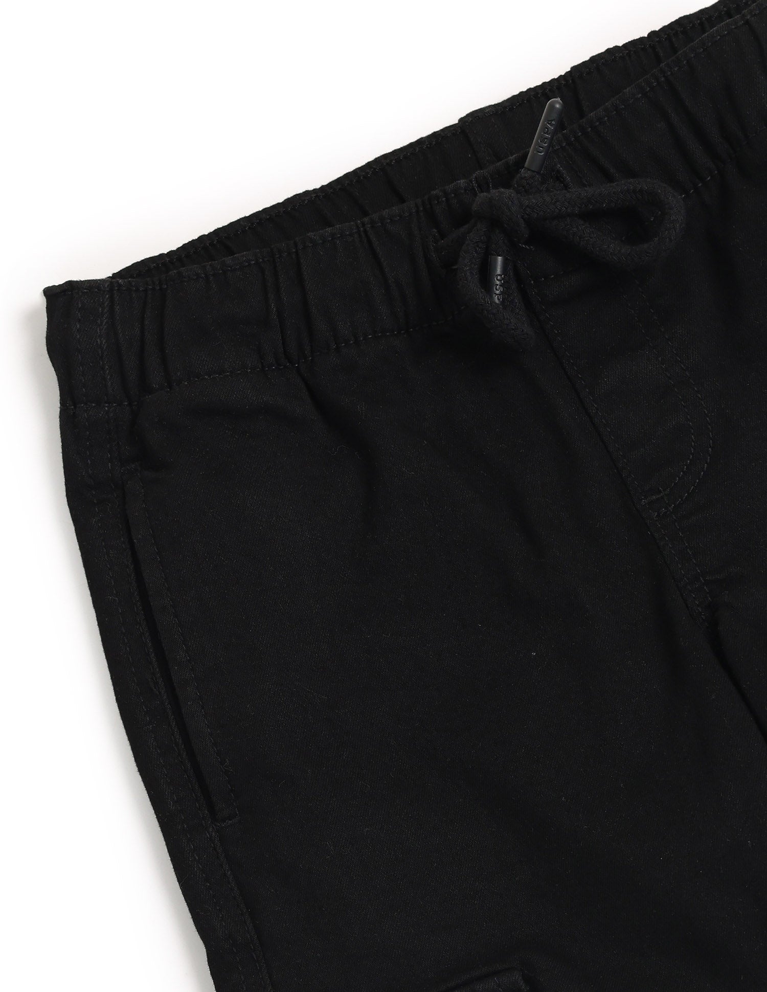 Boys Regular Fit Cargo Jeans Black - U.S. POLO ASSN. | Large