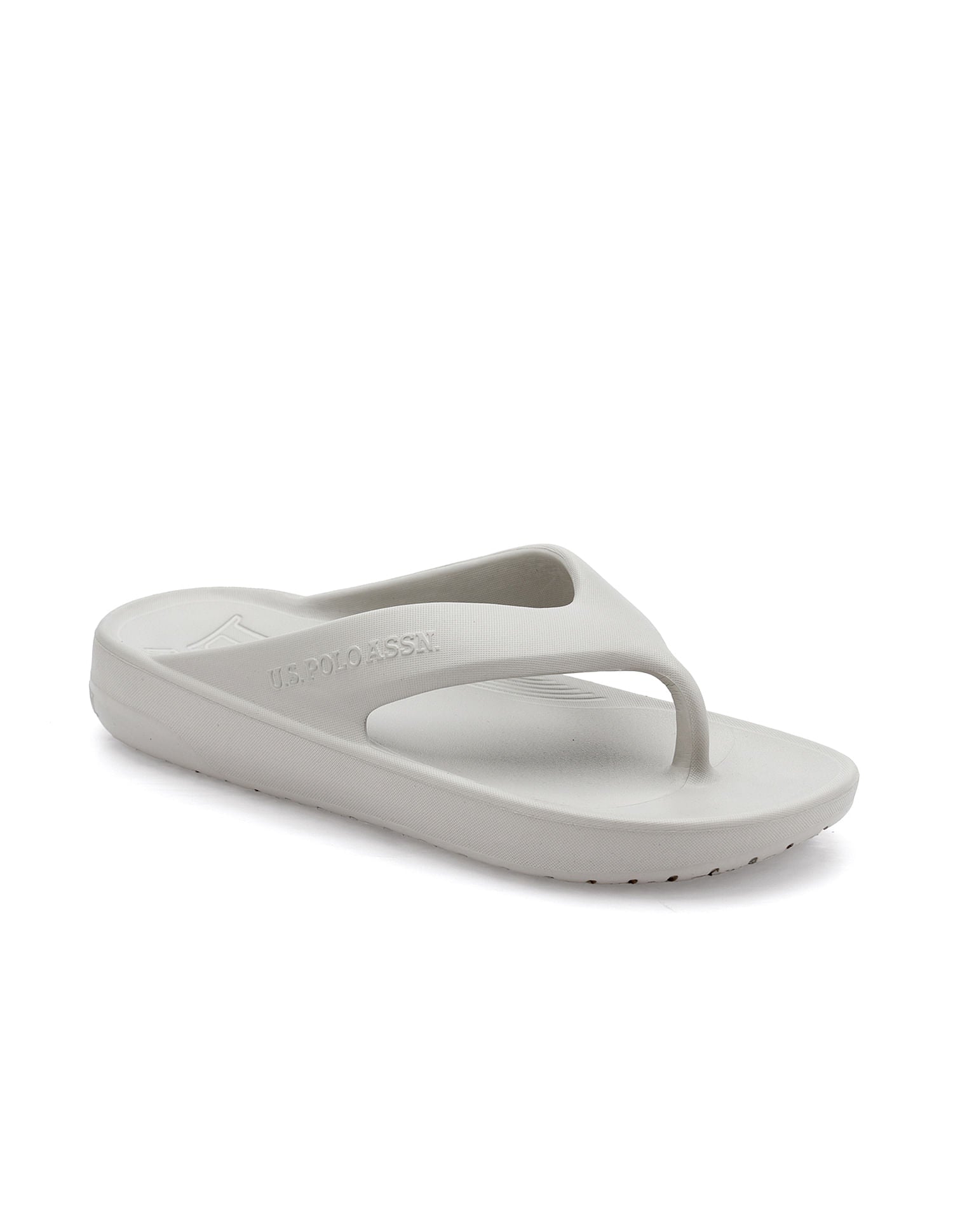 Men Axel 2.0 Solid Flip Flop Grey - U.S. POLO ASSN. | Large