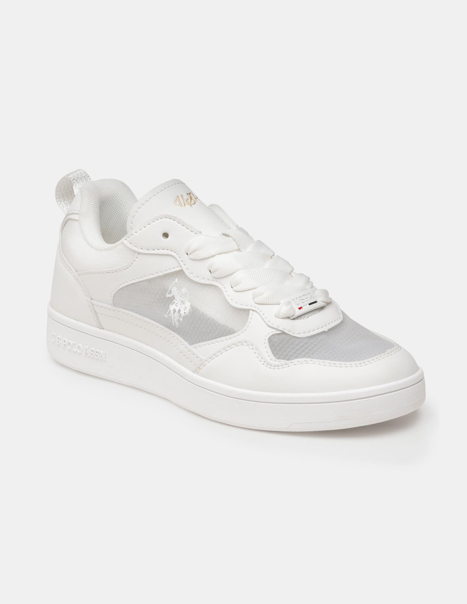 Zira Off White Sneakers Shoes Off White - U.S. Polo Assn. India | Large