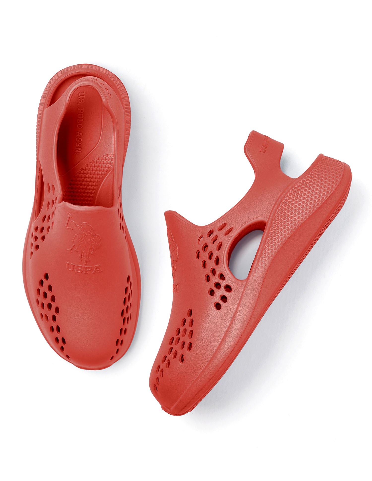 Men Noan Orange Foam Walk Clogs Orange - U.S. Polo Assn. India | Large