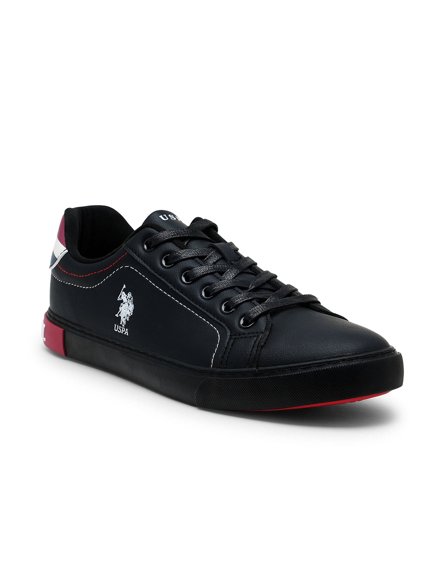 Men Round Toe Rojas 4.0 Sneakers Black - U.S. POLO ASSN. | Large