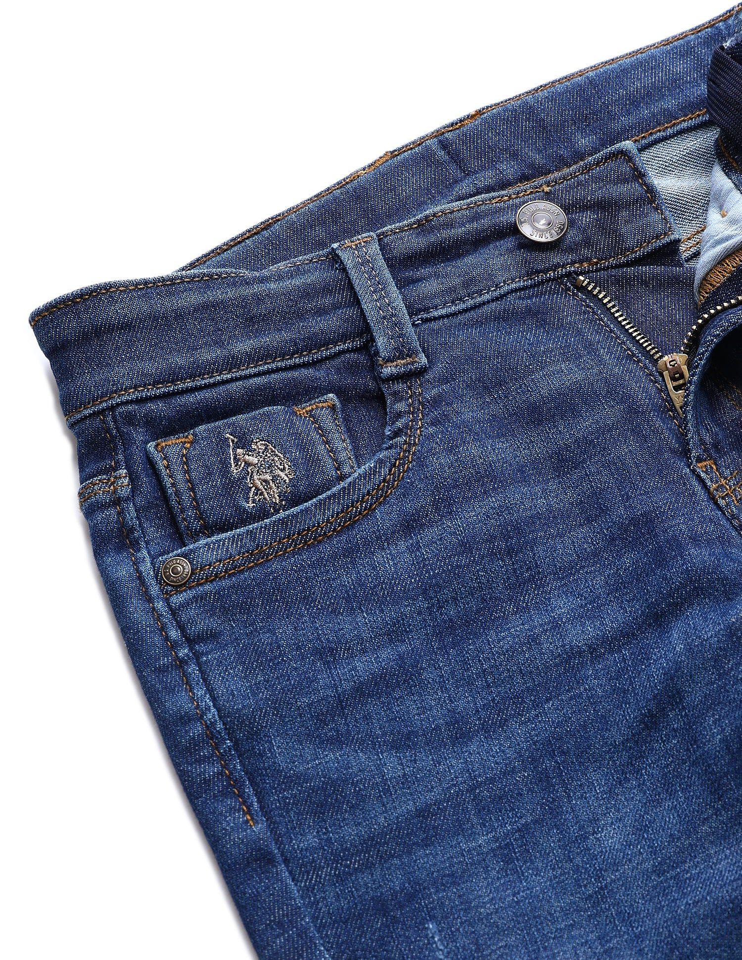 Skinny fit Solid Jeans Dark Blue - U.S. POLO ASSN. | Large