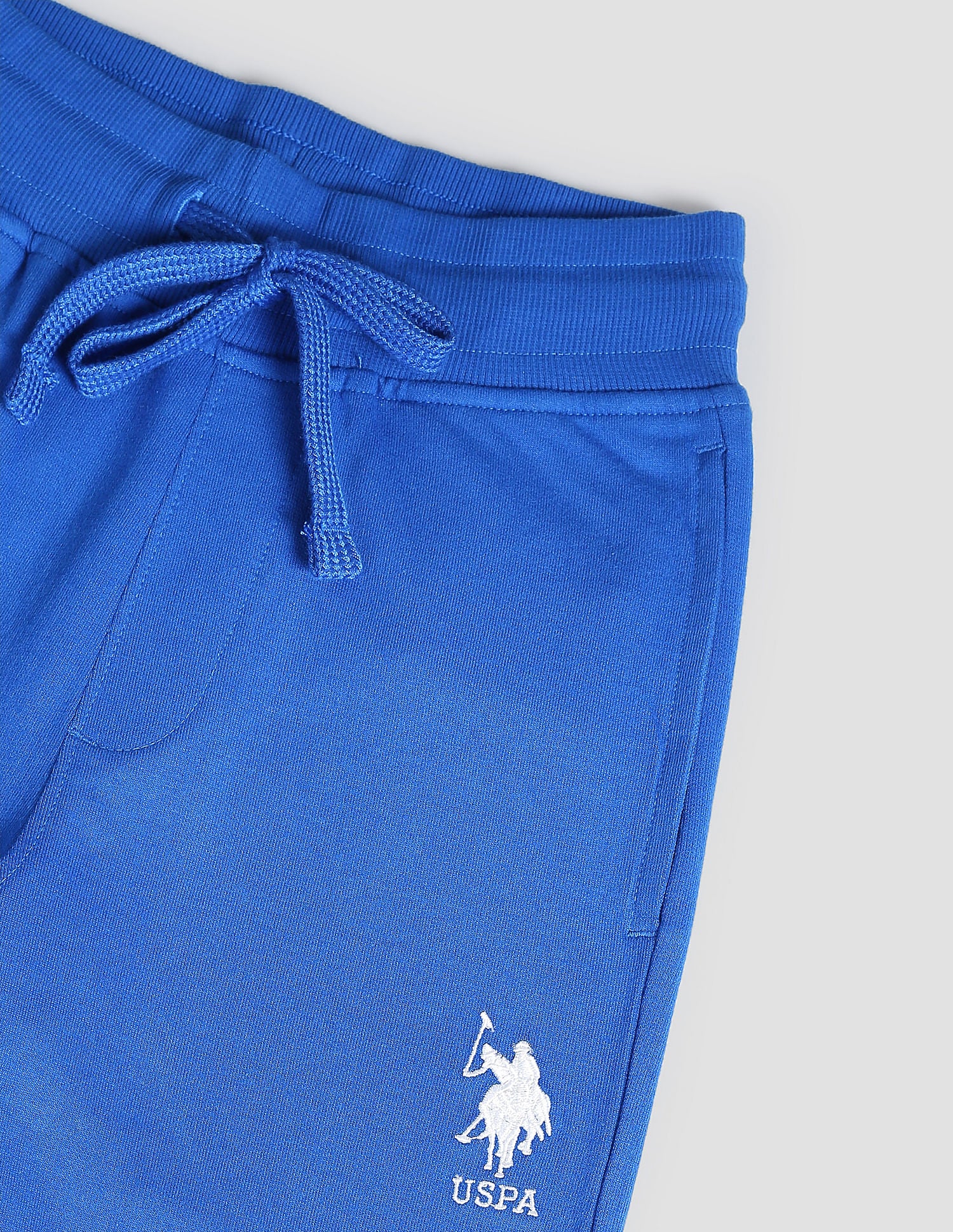 Mid Rise Drawstring Waist OKJ01 Joggers - Pack Of 1 Blue - U.S. POLO ASSN. | Large