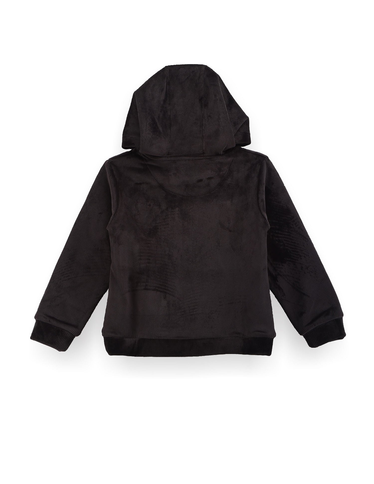 Boys Hooded Applique Sweatshirt Black - U.S. POLO ASSN. | Large