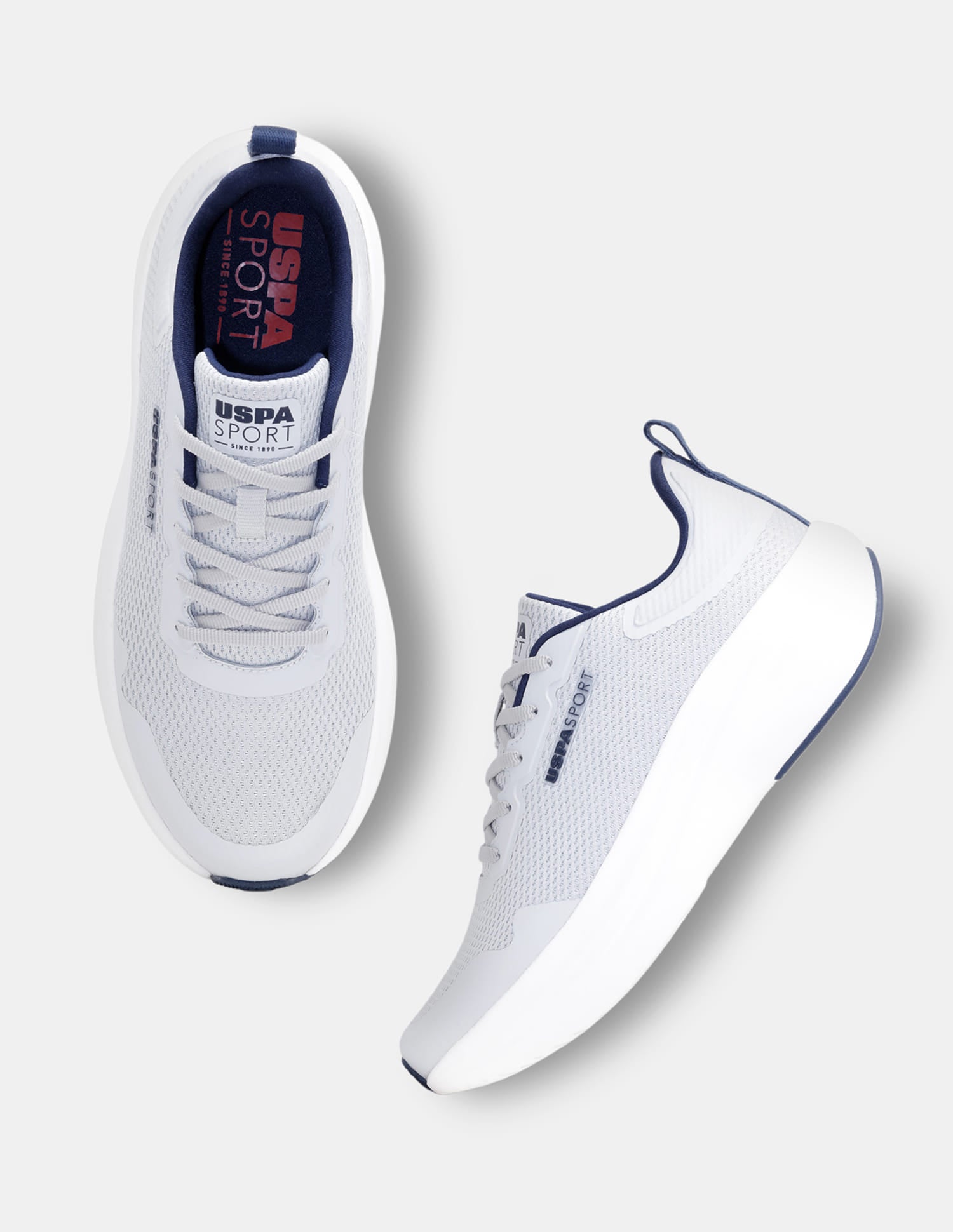 Men Grey Blaze Uspa Sport Sneakers