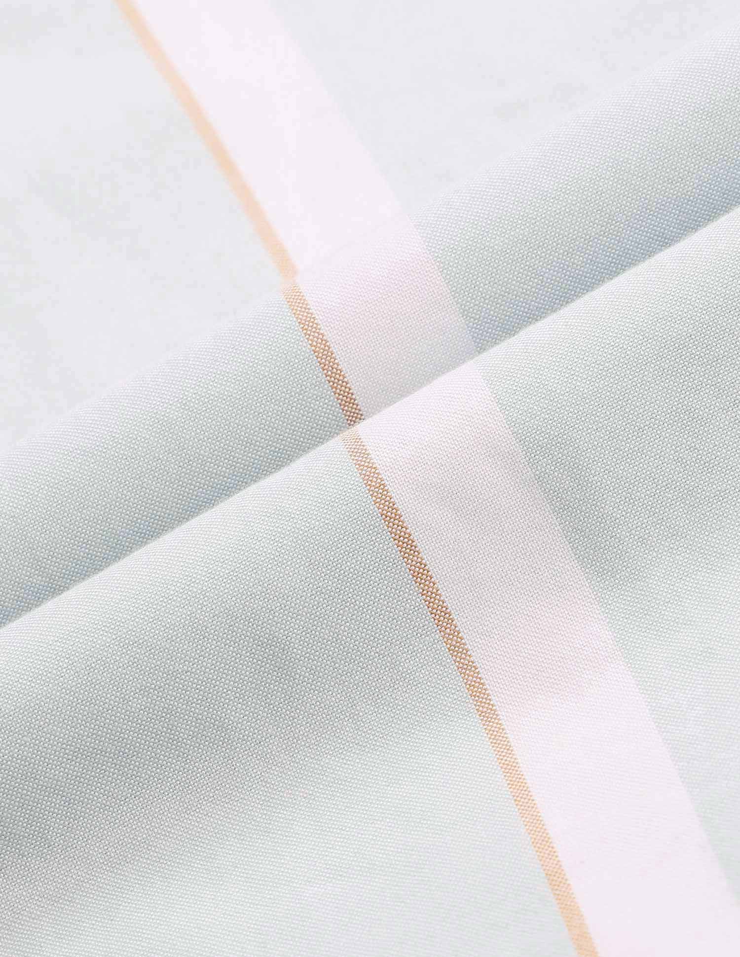 Pure Cotton Vertical Striped Shirt Light Green - U.S. POLO ASSN. | Large