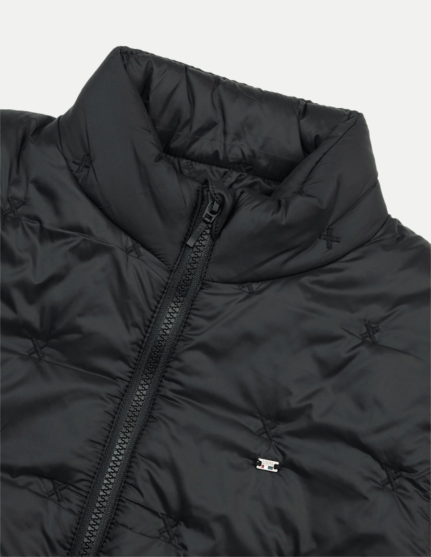 Relaxed Fit Bomber Puffer Jacket Black - U.S. Polo Assn. India | Large