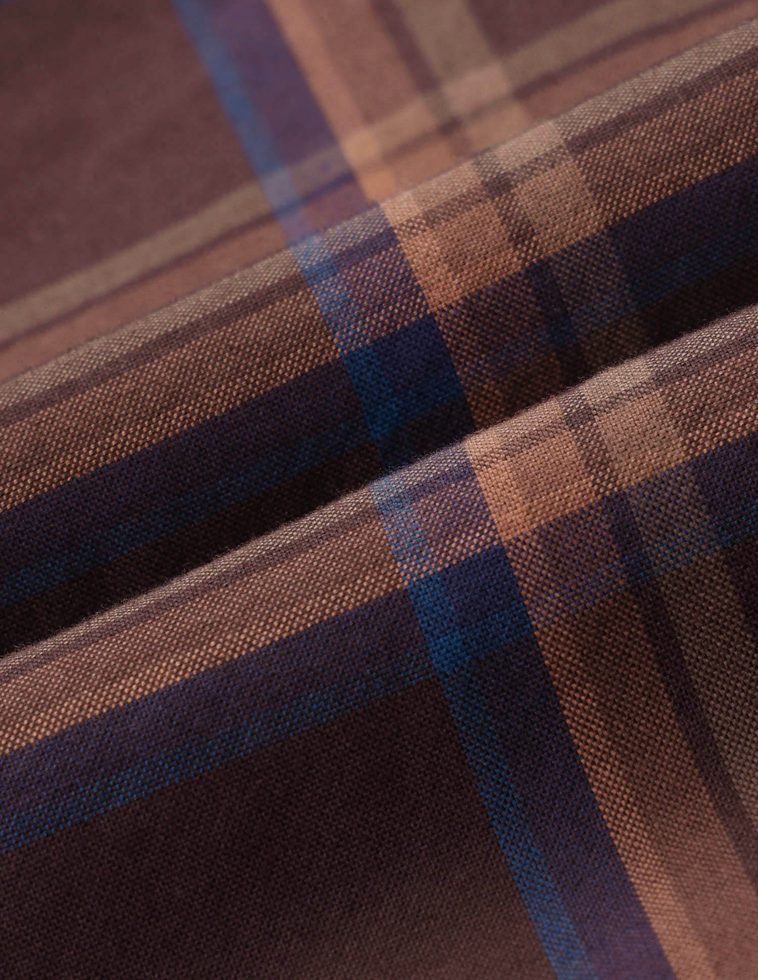 Plaid Checked Pure Cotton Shirt Brown - U.S. Polo Assn. India | Large
