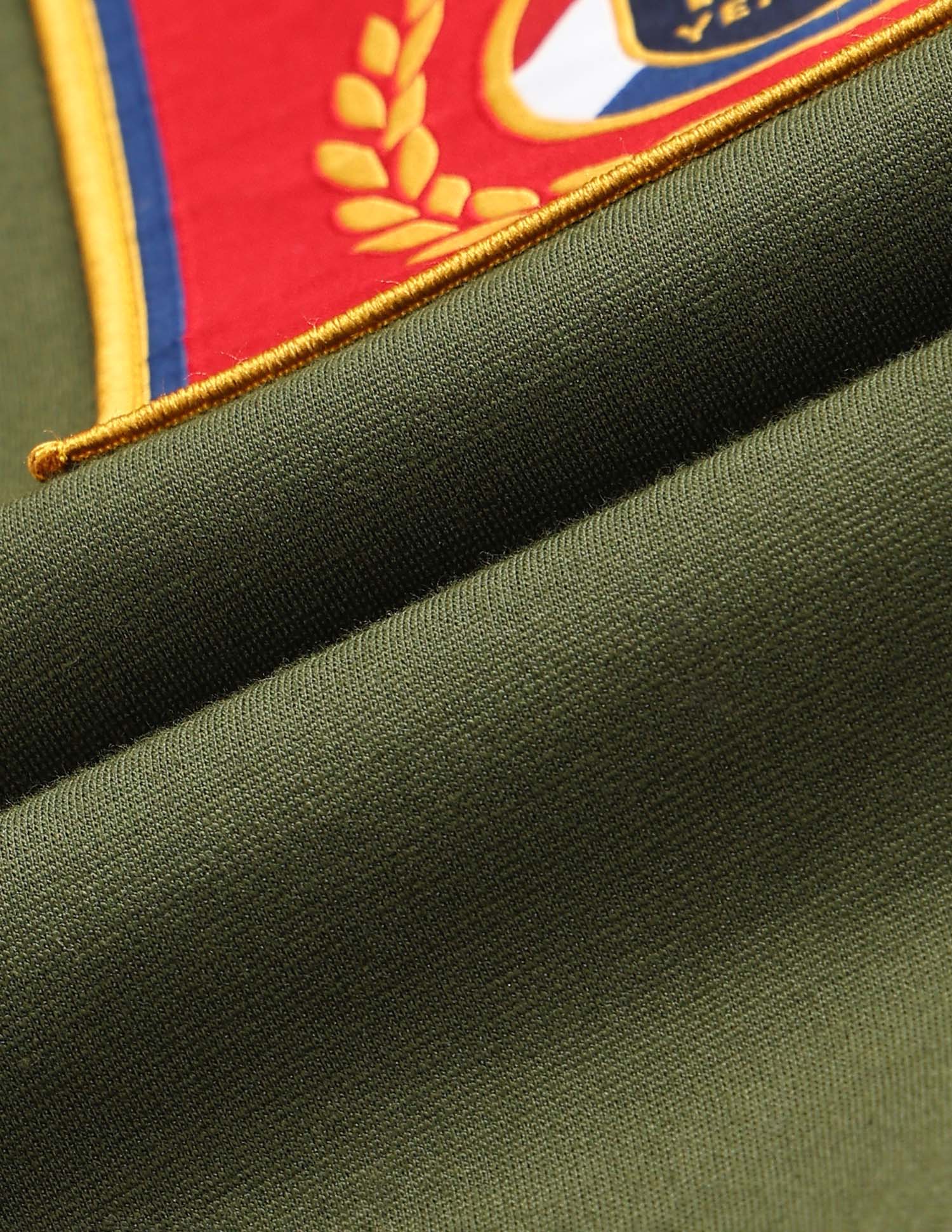 Boys Brand Embroidered Regular Fit Sweatshirt Olive - U.S. POLO ASSN. | Large