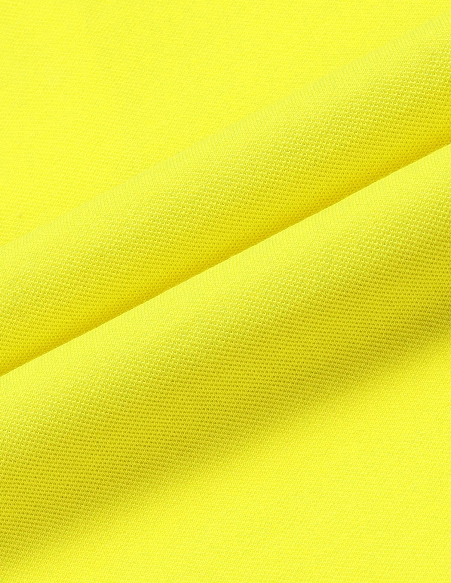 Cotton Pique Solid Polo Shirt Yellow - U.S. POLO ASSN. | Large