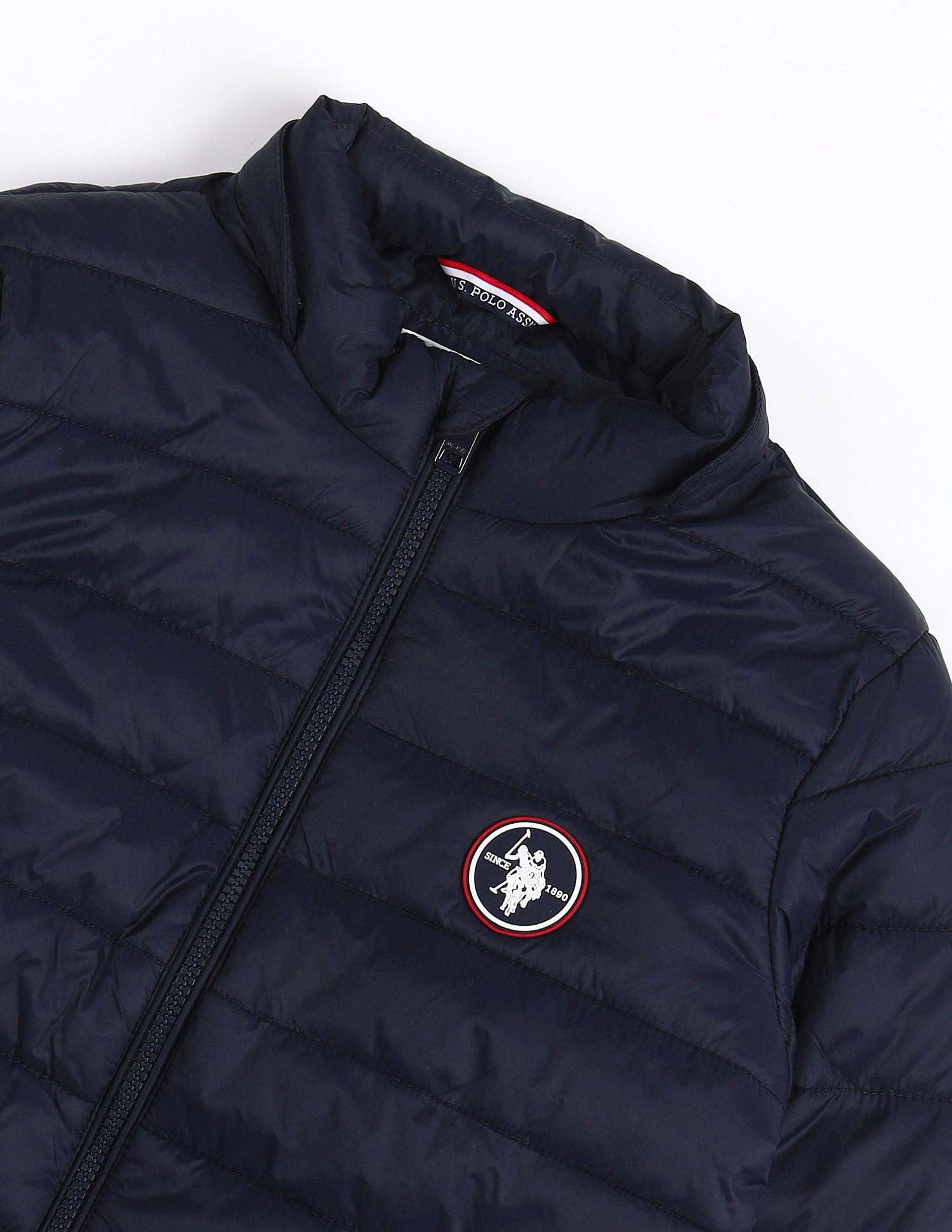 Boys Solid Hooded Jacket Mens Navy - U.S. POLO ASSN. | Large