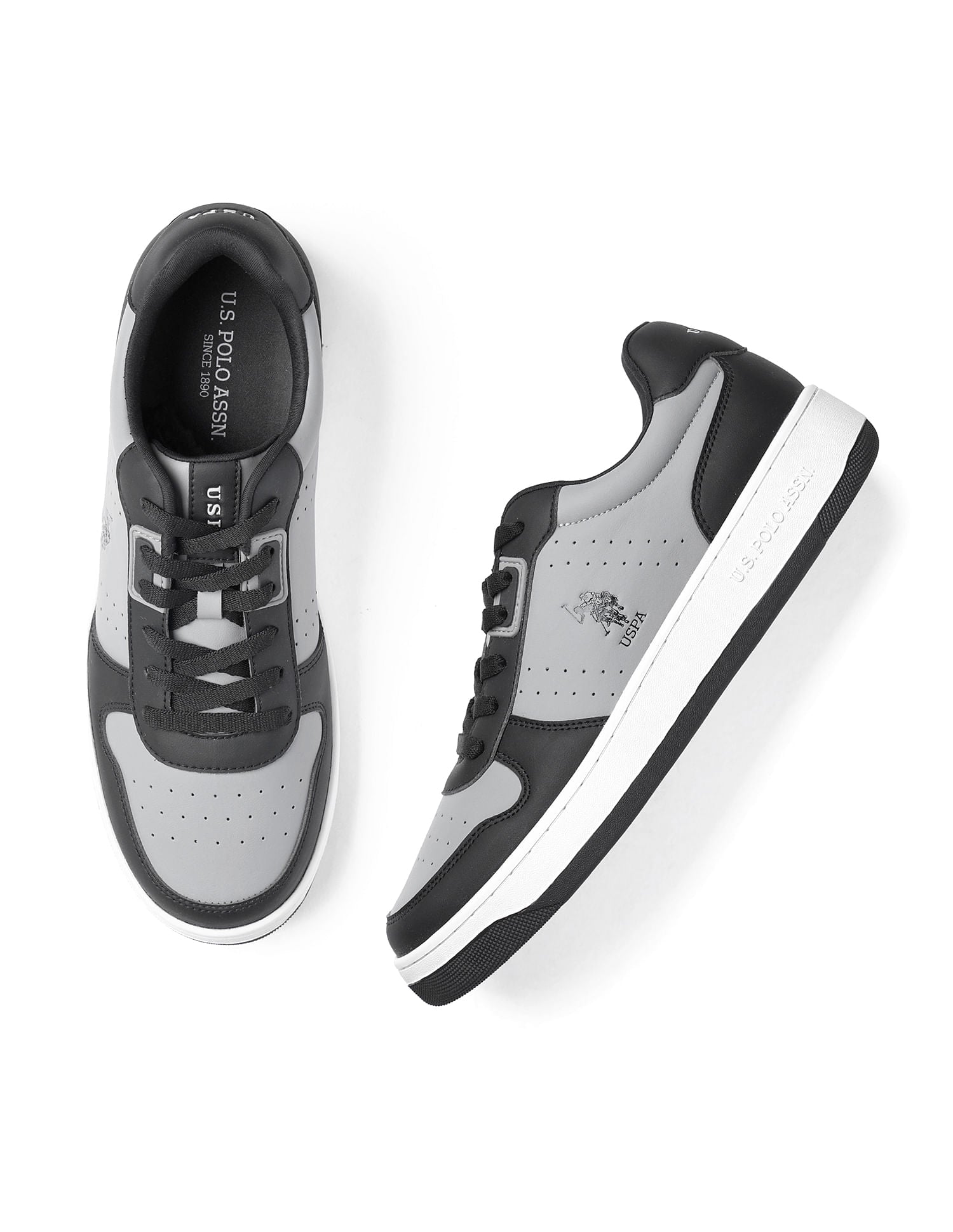 Men Oakley 2.0 Colourblocked Sneakers Black - U.S. POLO ASSN. | Large