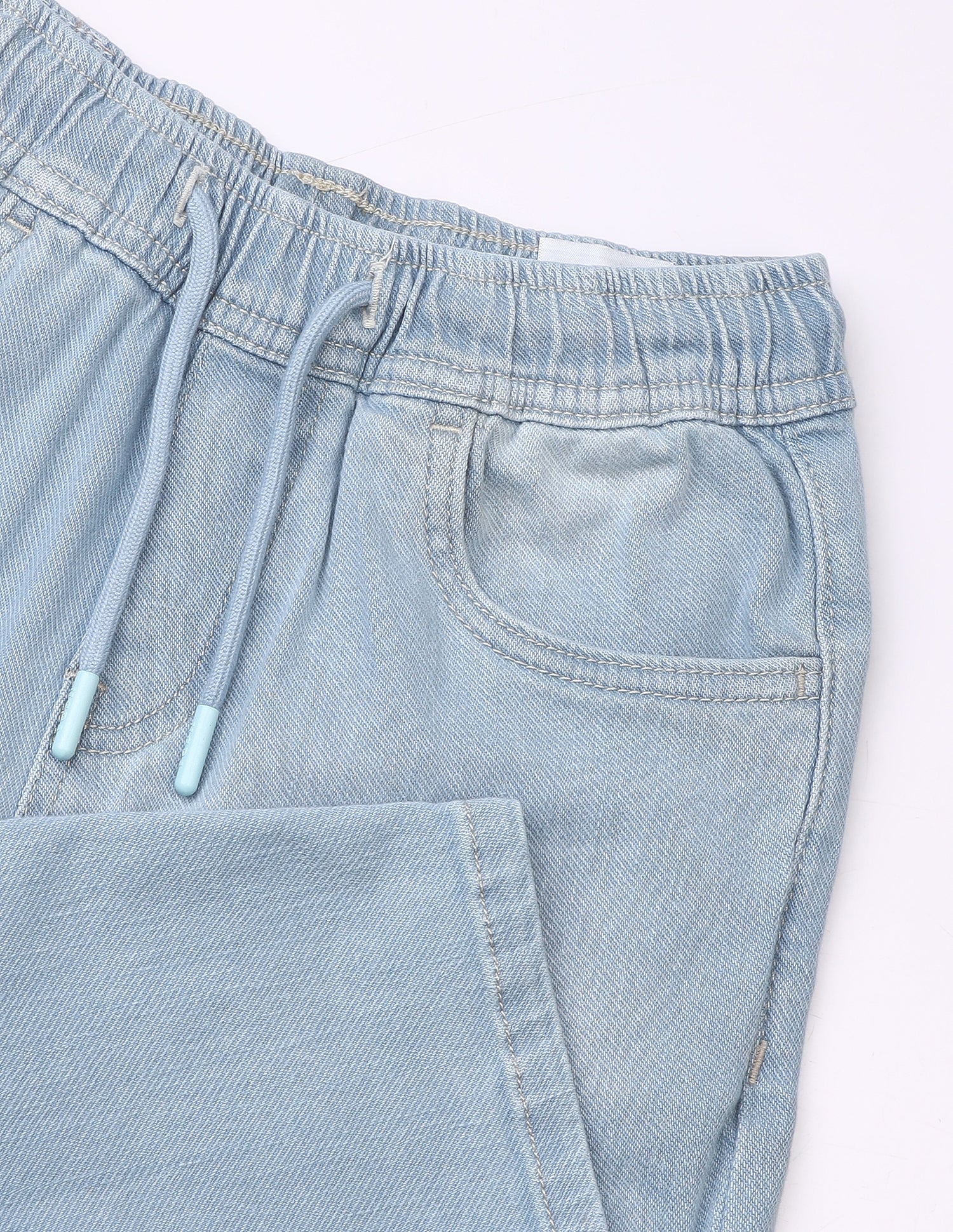 Shawn Baggy Fit Blue Cargo Jeans Light Blue - U.S. Polo Assn. India | Large