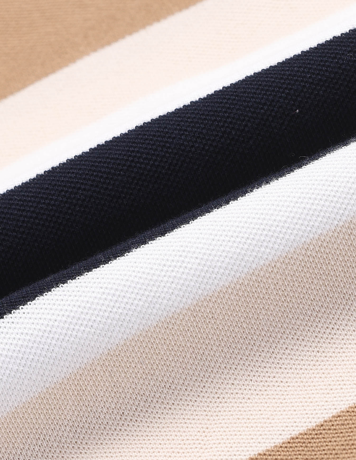 Horizontal Striped Gold Cup Polo Shirt Off White - U.S. POLO ASSN. | Large