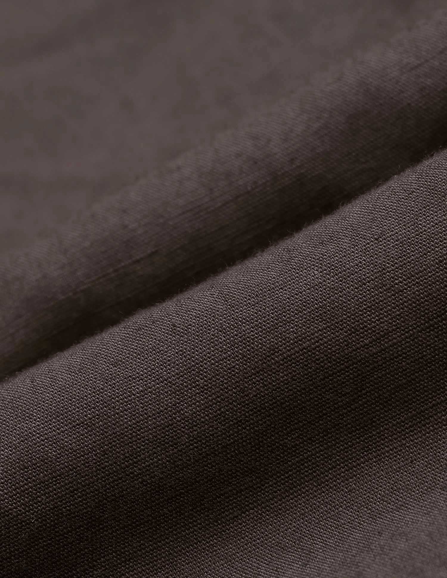 Solid Regular Fit Mandarin Shirt Choco - U.S. POLO ASSN. | Large