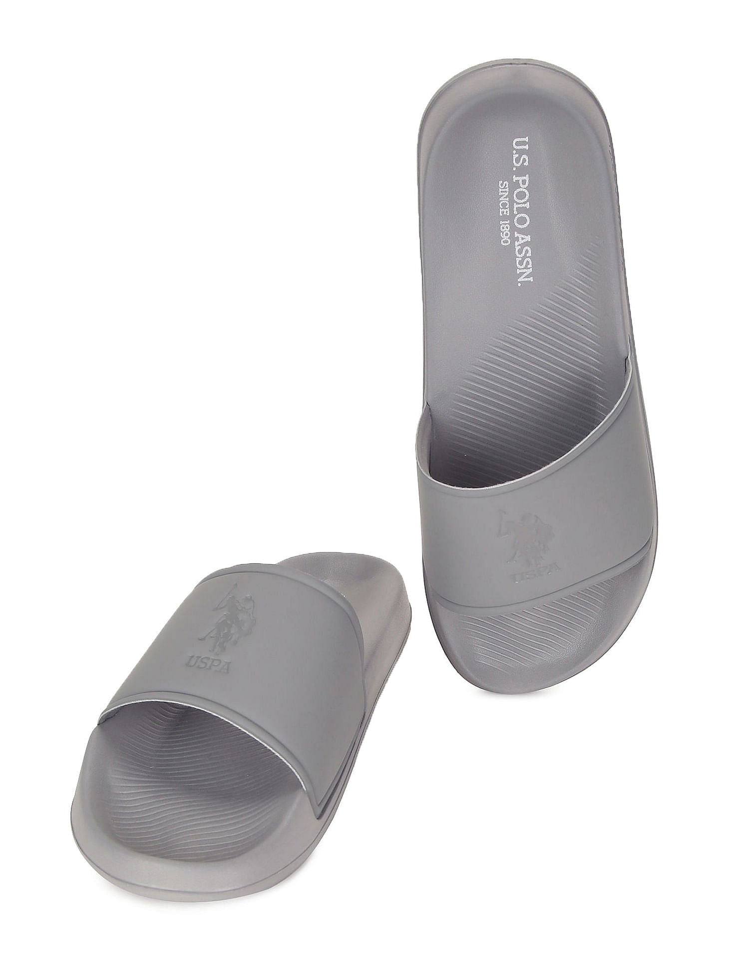 Men Specter 6.0 Open Toe Flat Sandals Grey - U.S. POLO ASSN. | Large