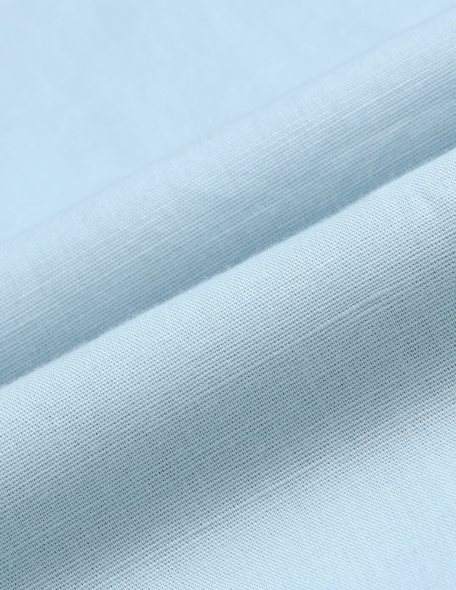 Tailored Fit Mandarin Shirt Light Blue - U.S. Polo Assn. India | Large