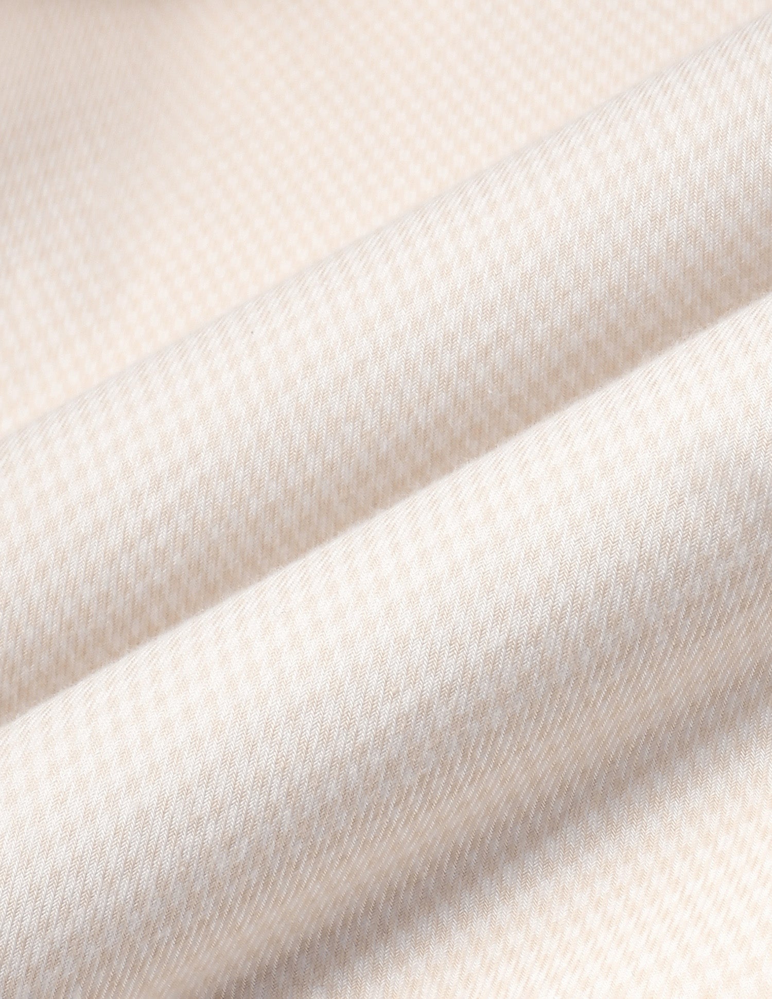 Twill Tailored Fit Button-Down Collar Shirt Ivory - U.S. Polo Assn. India | Large