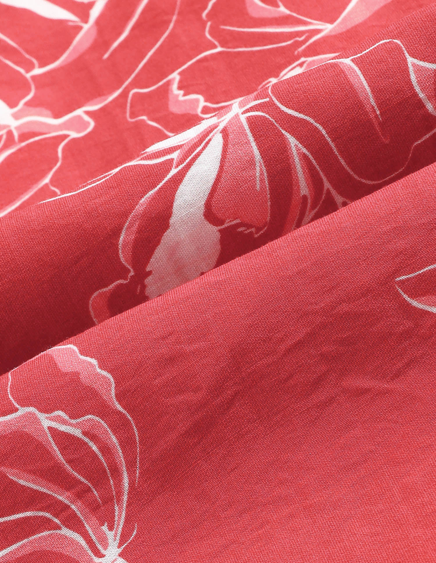 Floral Printed Relaxed Fit Top Red - U.S. Polo Assn. India | Large