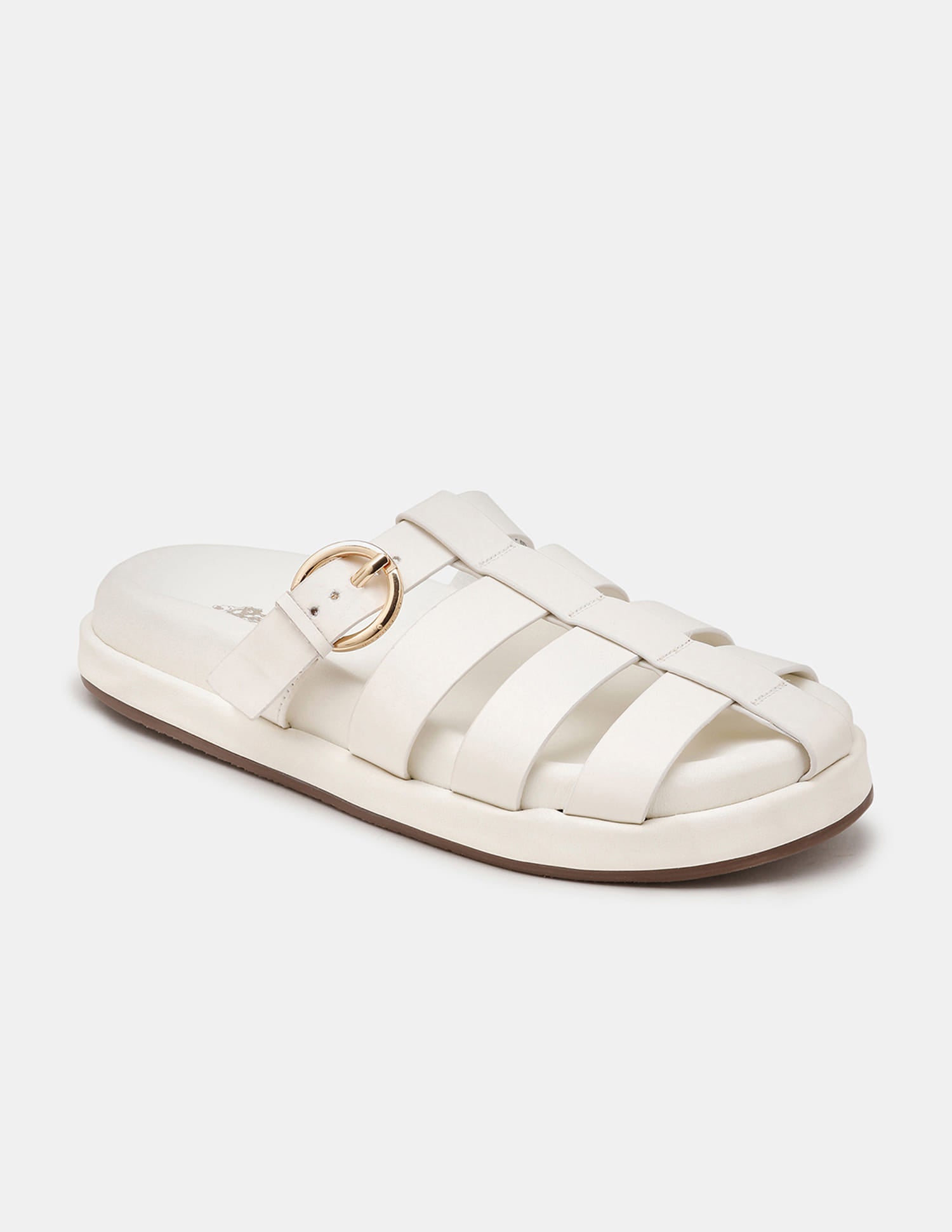 Women Minseo Multi Strap Sandals Off White - U.S. Polo Assn. India | Large