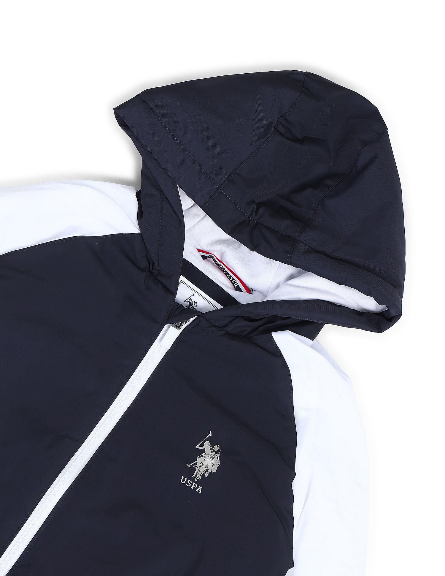 Boys Regular Fit Solid Casual Jacket Navy - U.S. POLO ASSN. | Large