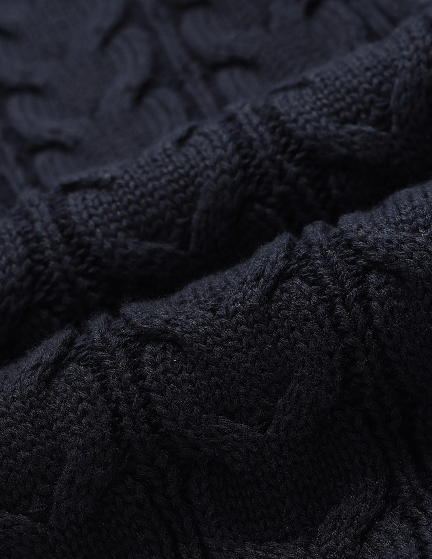 Boys Cable Knit Logo Regular Fit Sweater Navy - U.S. Polo Assn. India | Large