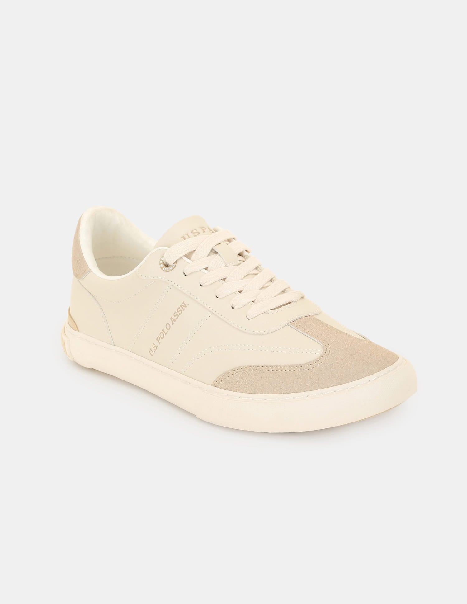 Men Colourblocked Gian 4.0 Sneakers Beige - U.S. Polo Assn. India | Large