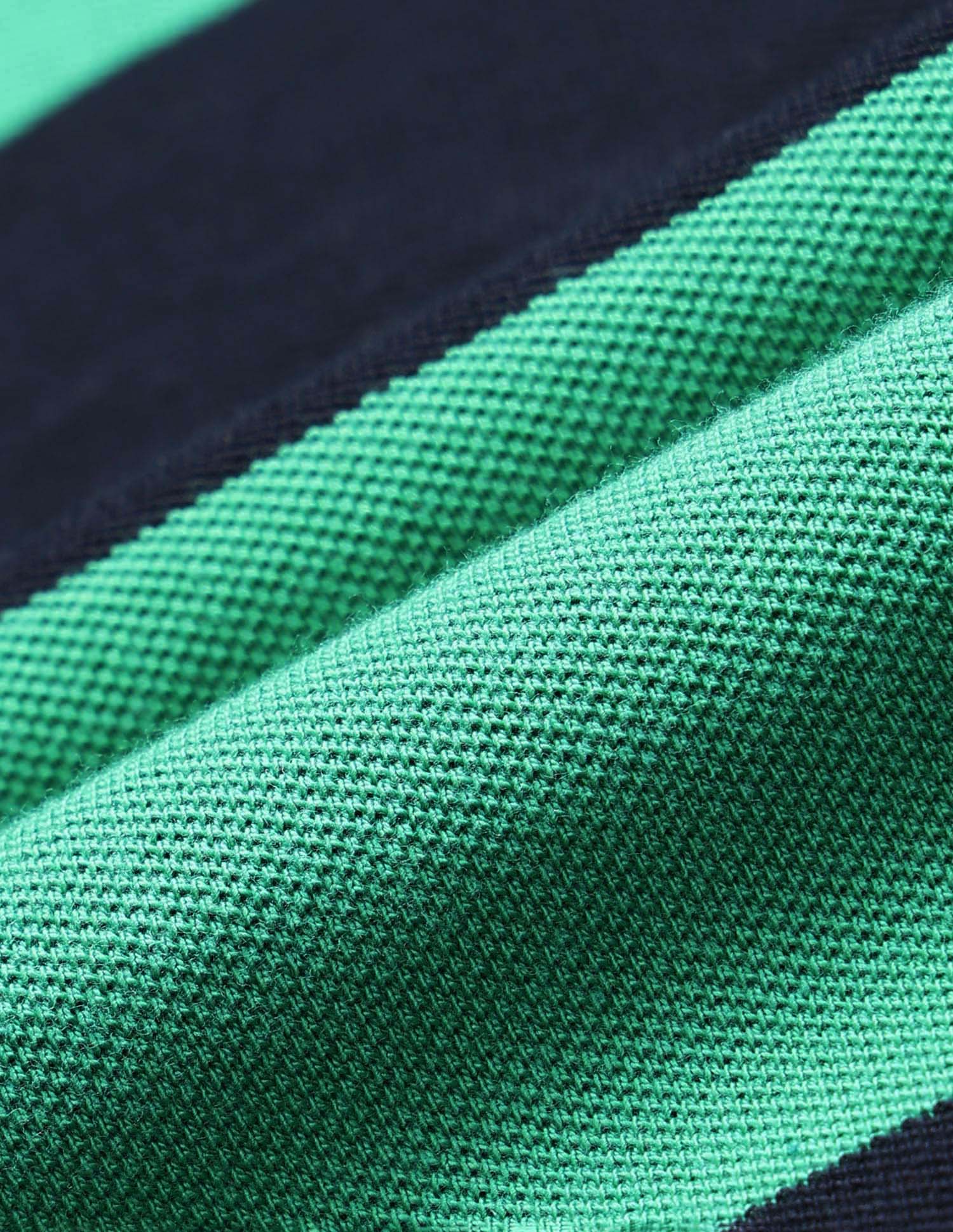 Horizontal Striped Classic Polo Shirt Green - U.S. POLO ASSN. | Large