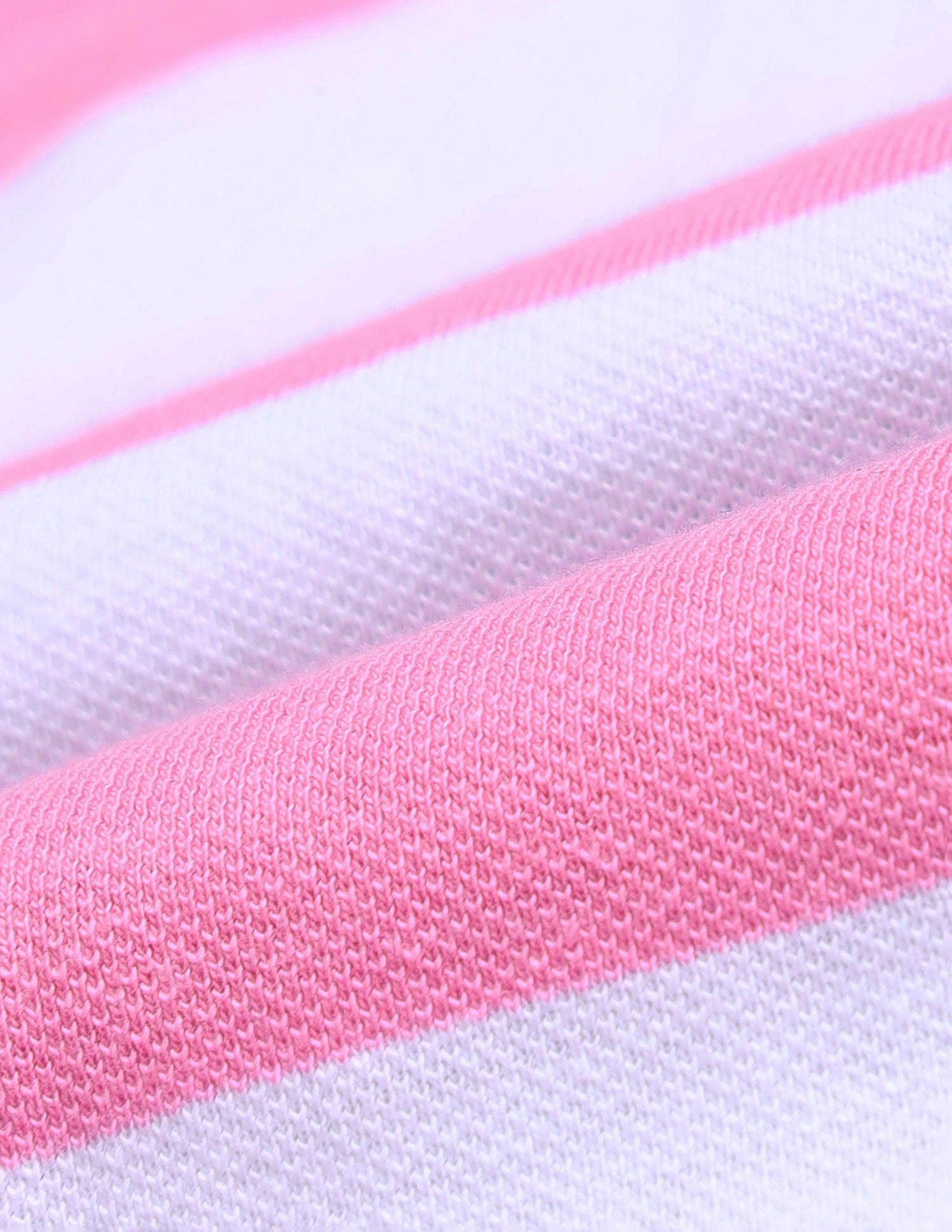 Girls Striped A-line Dress Light Pink - U.S. POLO ASSN. | Large