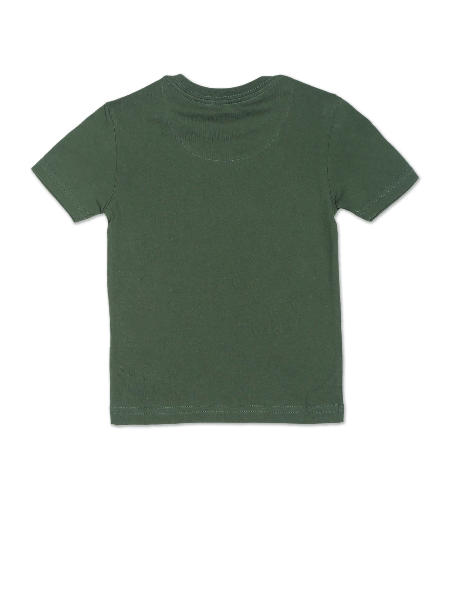 Crew Neck Brand Print T-Shirt Olive - U.S. POLO ASSN. | Large