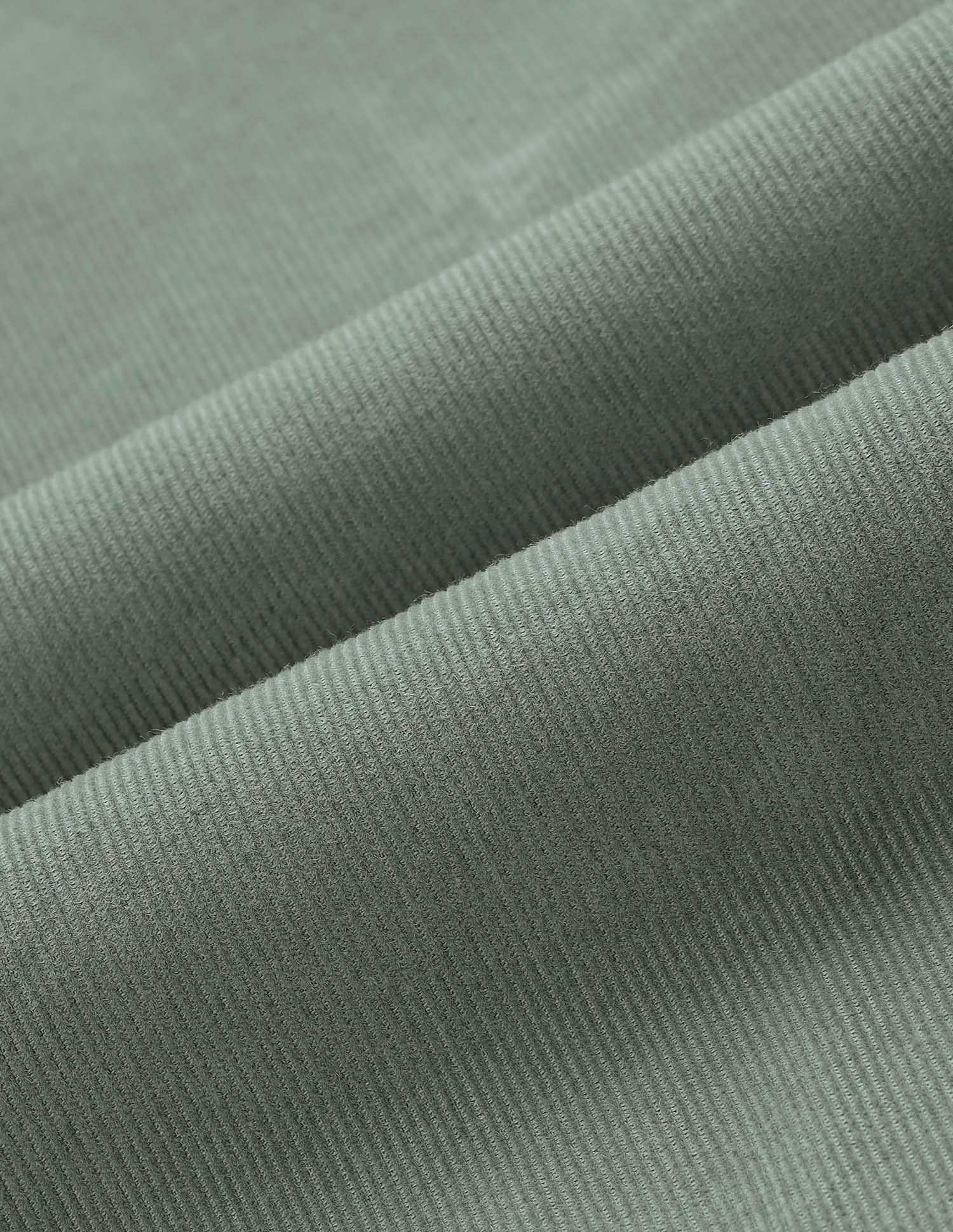 Corduroy Tailored Fit Shirt Light Green - U.S. POLO ASSN. | Large