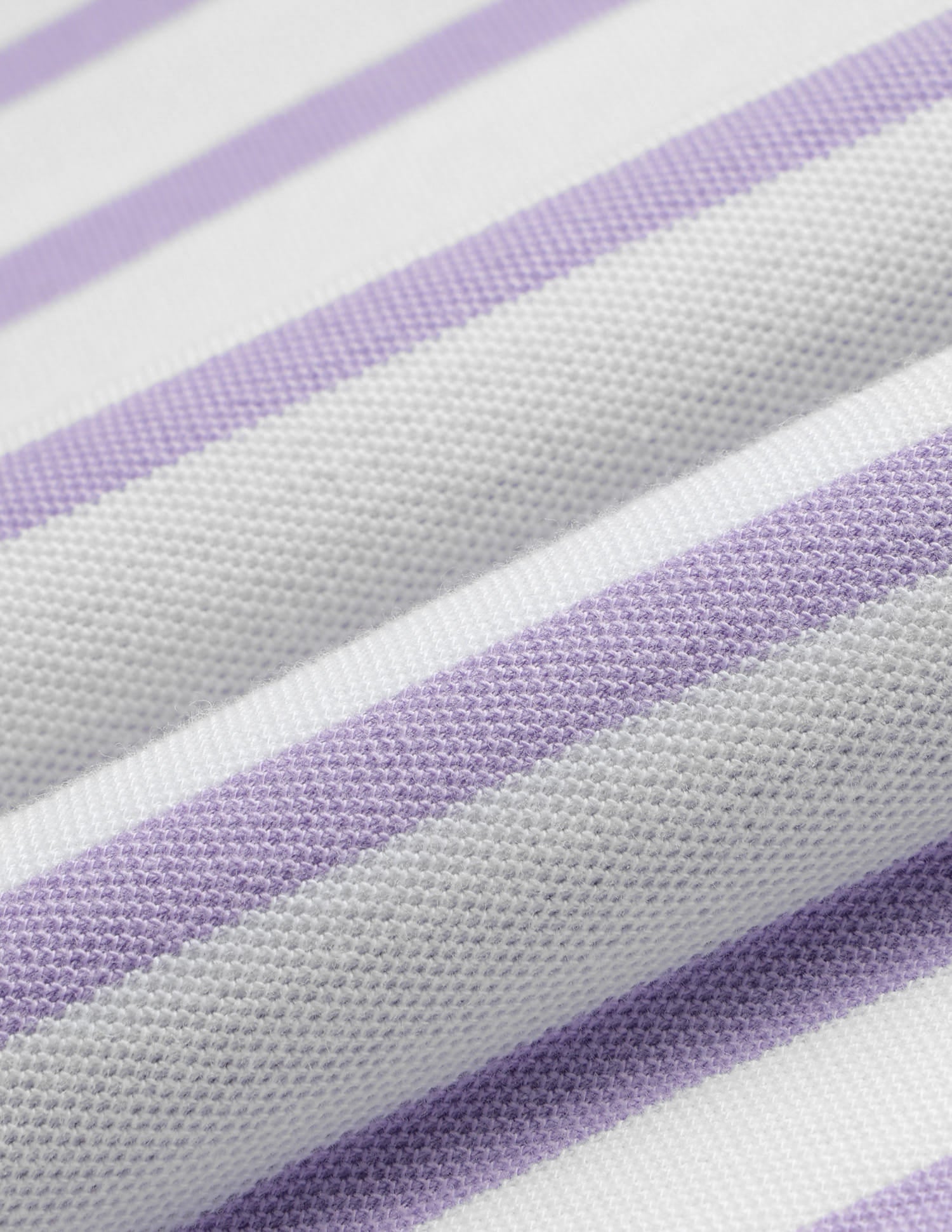 Horizontal Striped Regular Fit Polo Shirt Purple - U.S. Polo Assn. India | Large