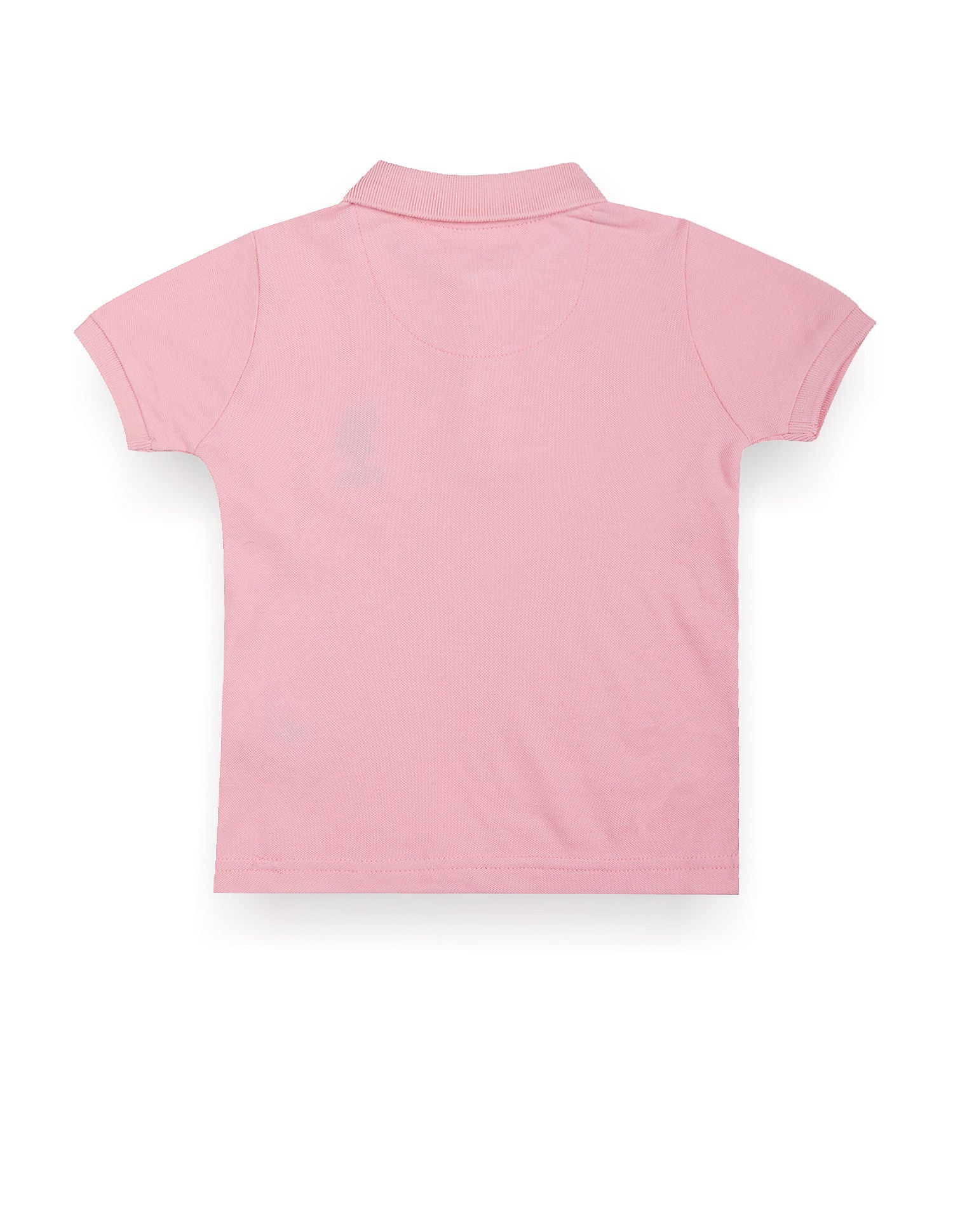 Pure Cotton Solid Polo Shirt Light Pink - U.S. POLO ASSN. | Large