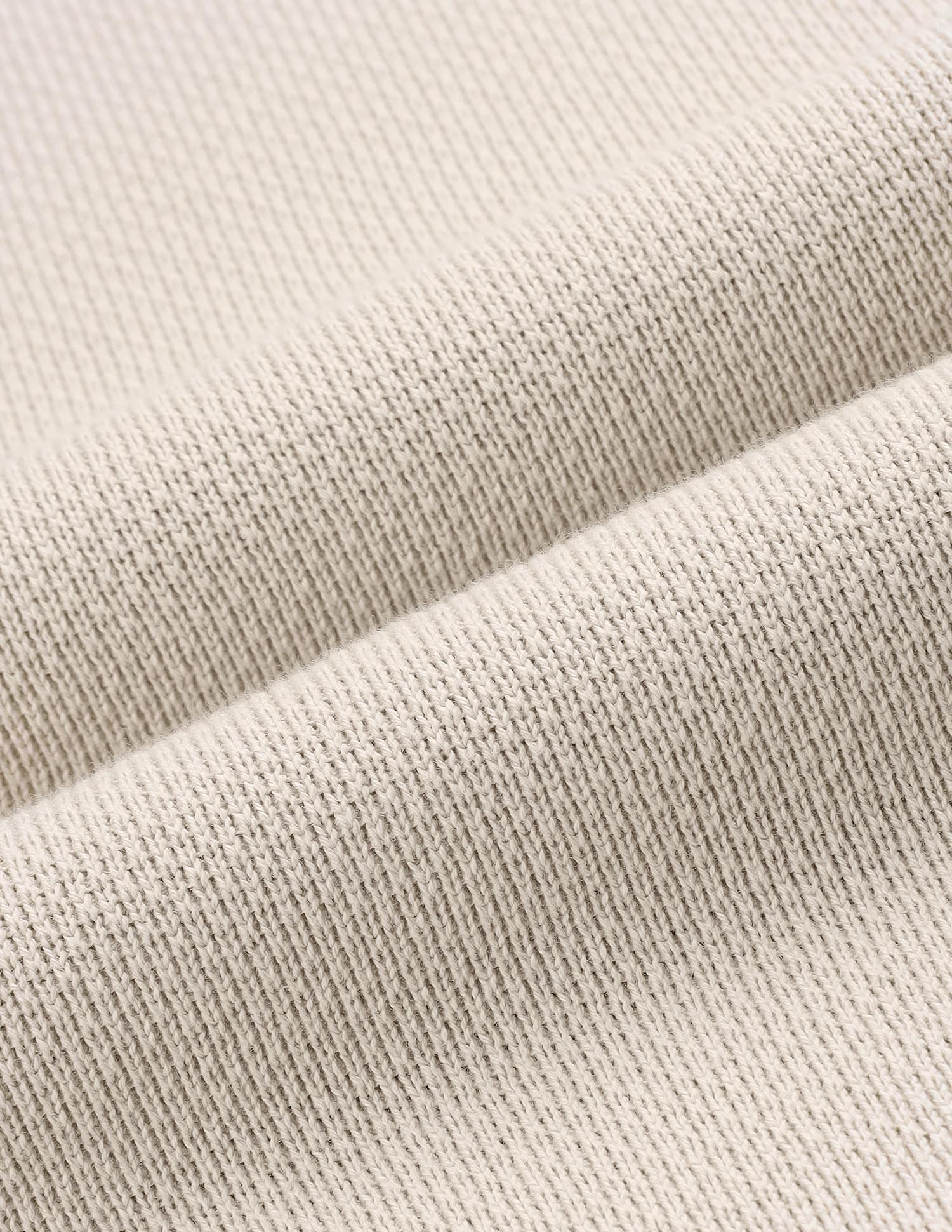 Vertical Striped Patterned Knit Sweater Beige - U.S. POLO ASSN. | Large