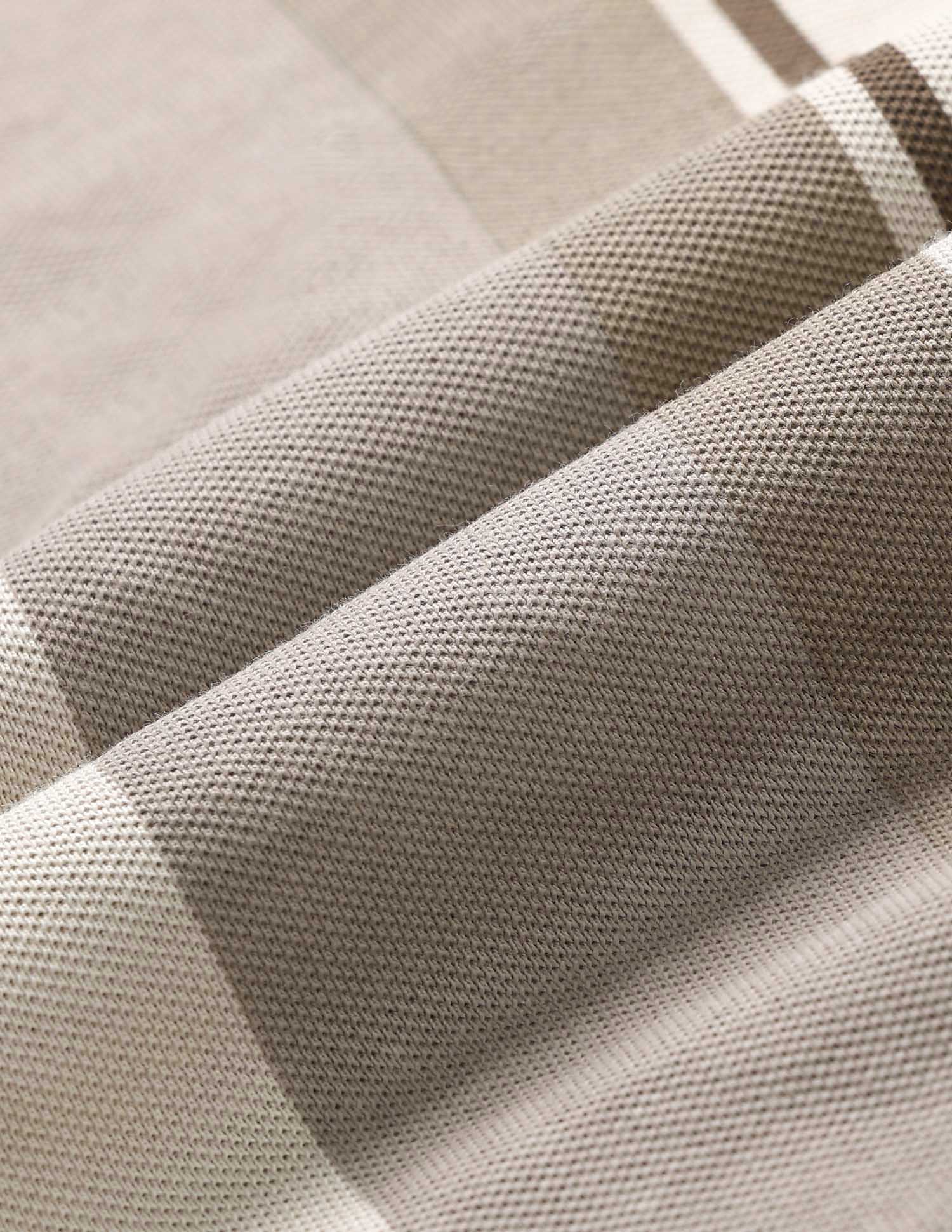 Colourblocked Slim Fit Polo Shirt Beige - U.S. POLO ASSN. | Large