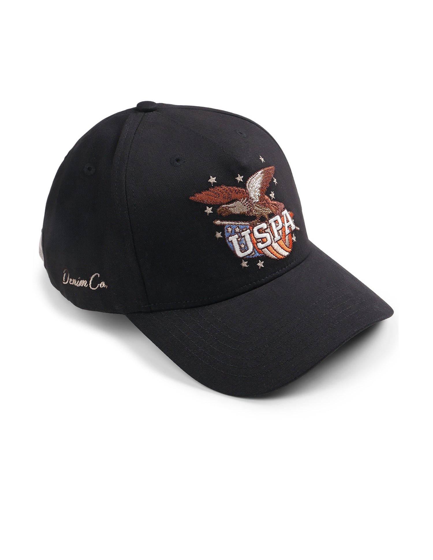 Graphic Brand Embroidered Cap Black - U.S. Polo Assn. India | Large
